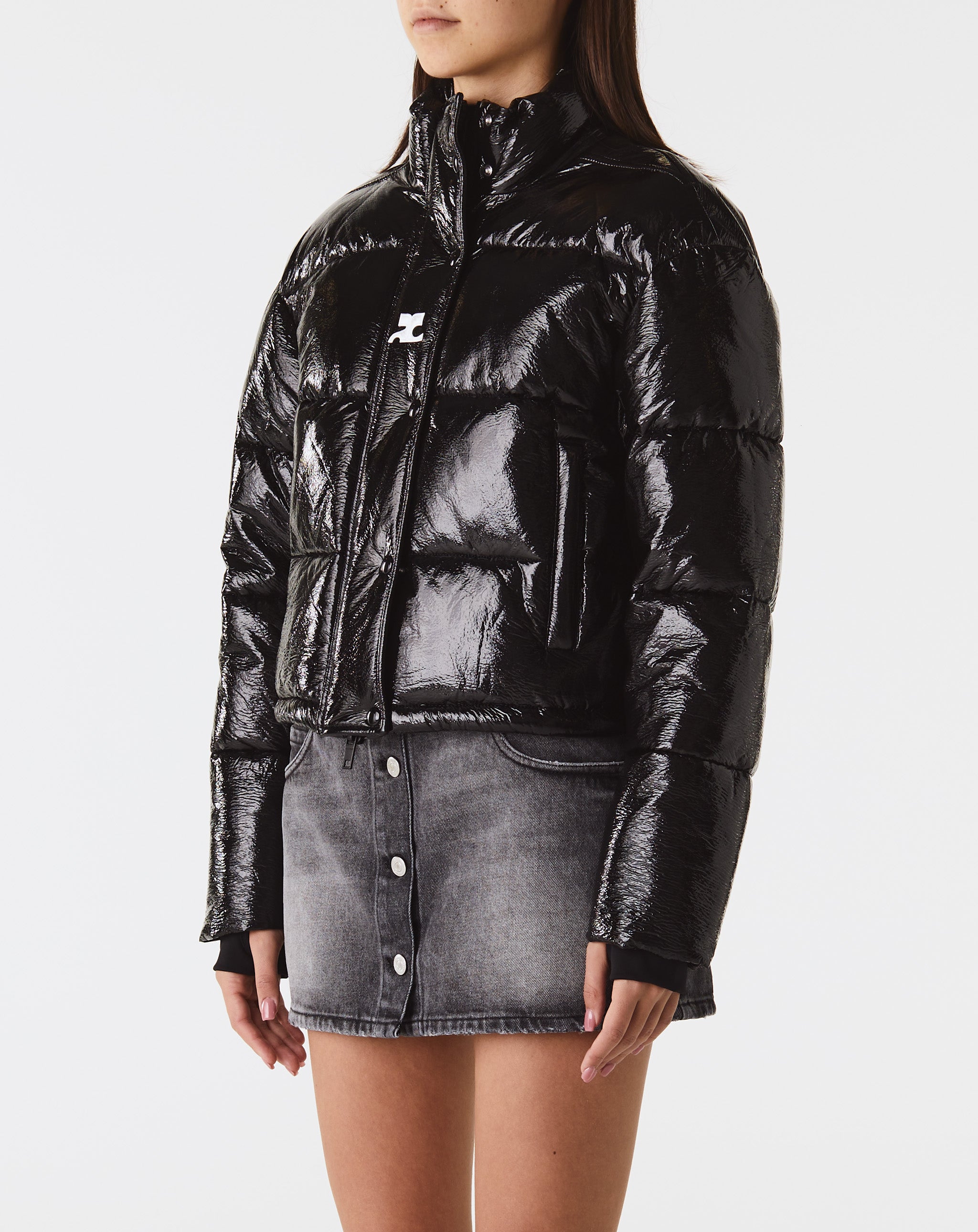 Vinyl Puffer Jacket