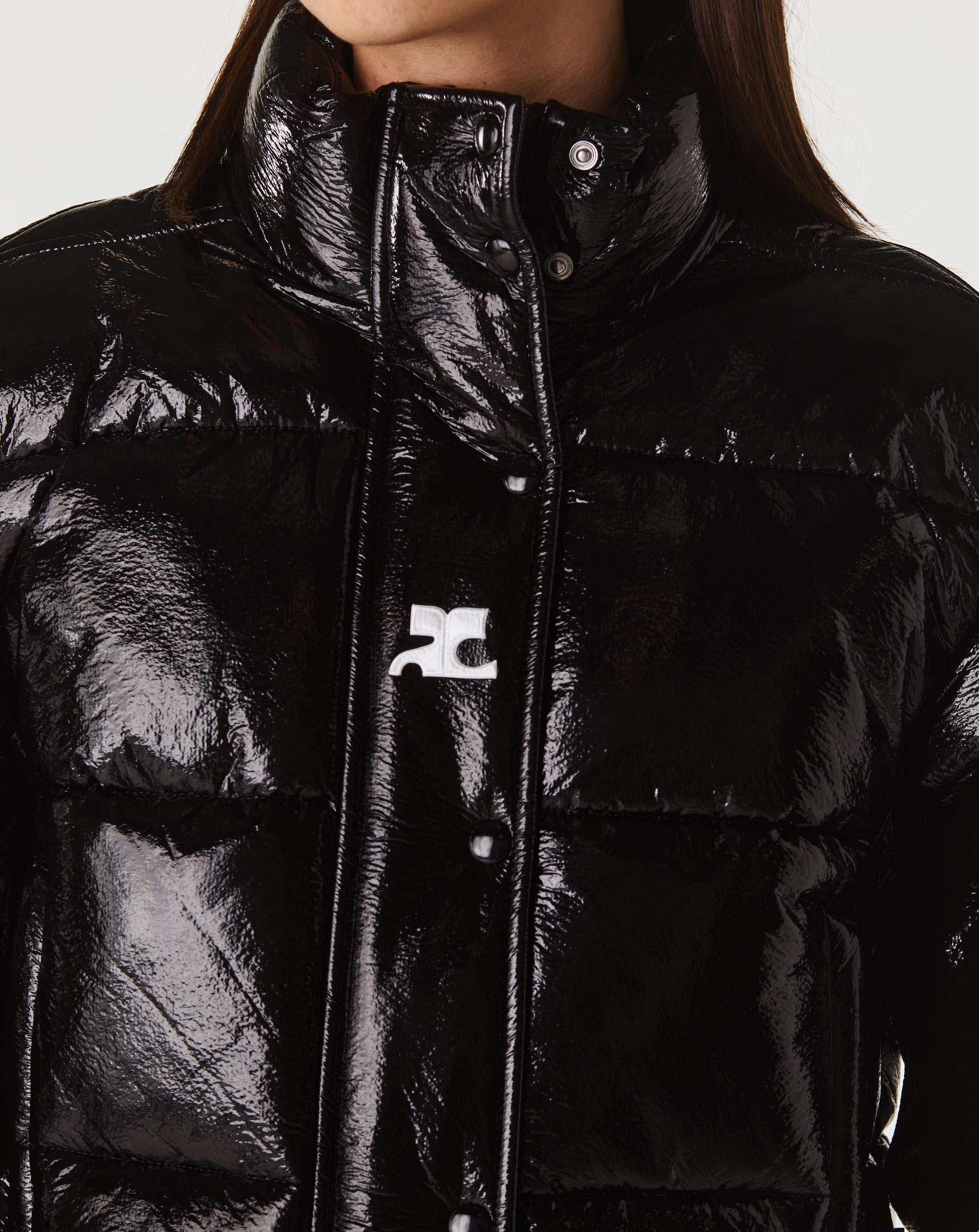 Vinyl Puffer Jacket