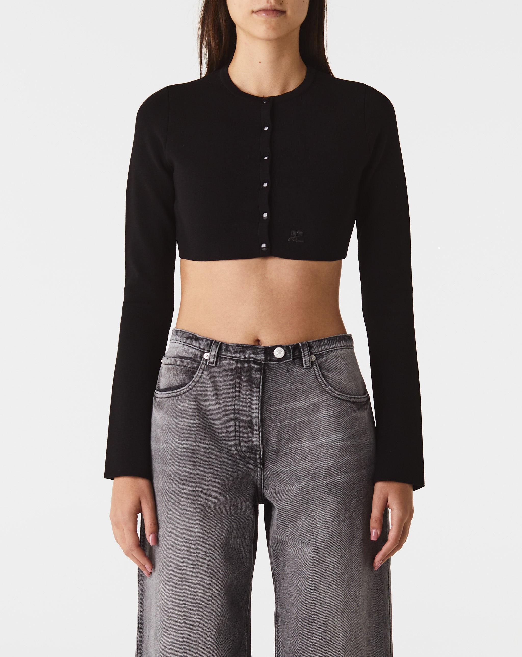 Knit Cropped Cardigan