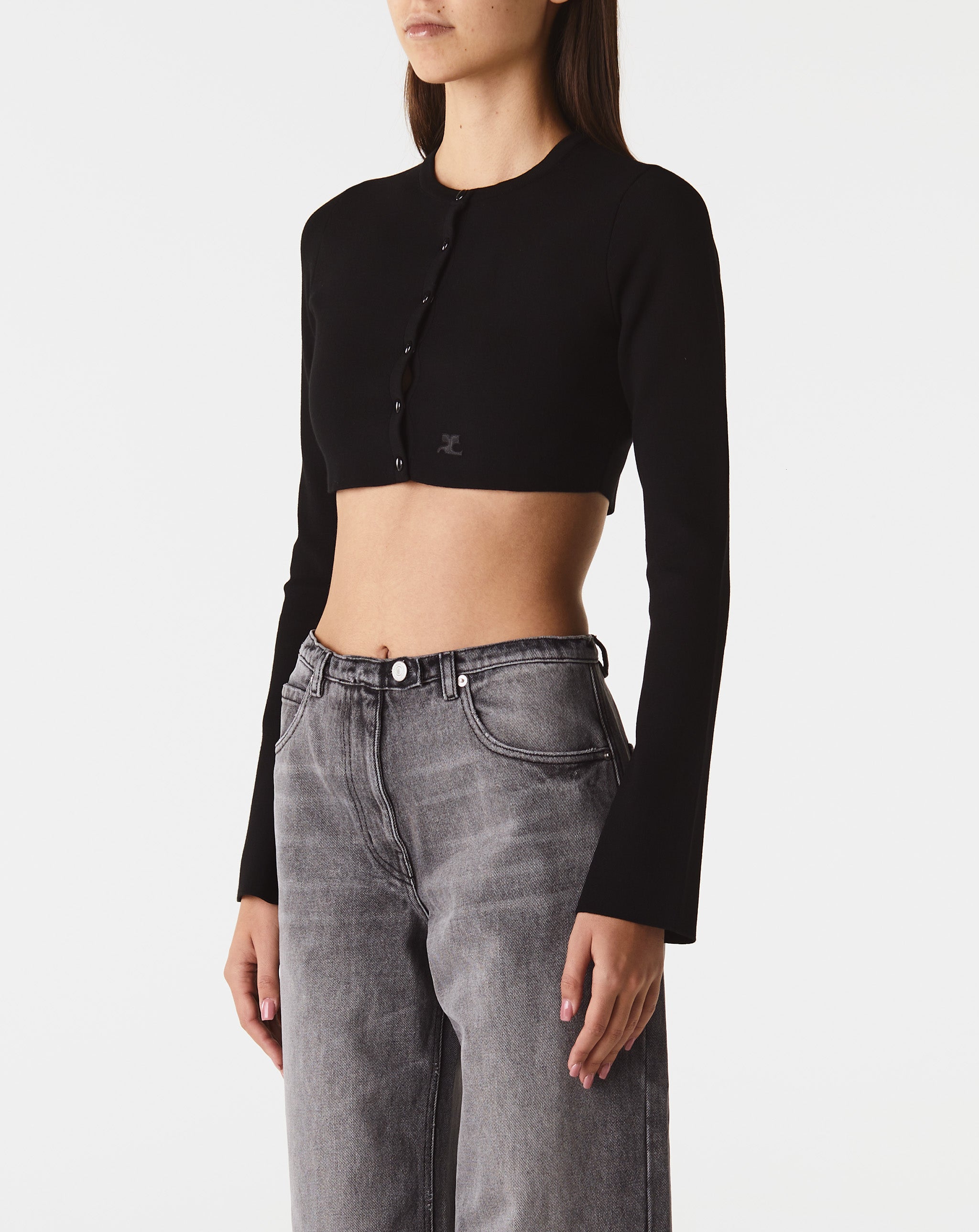 Knit Cropped Cardigan