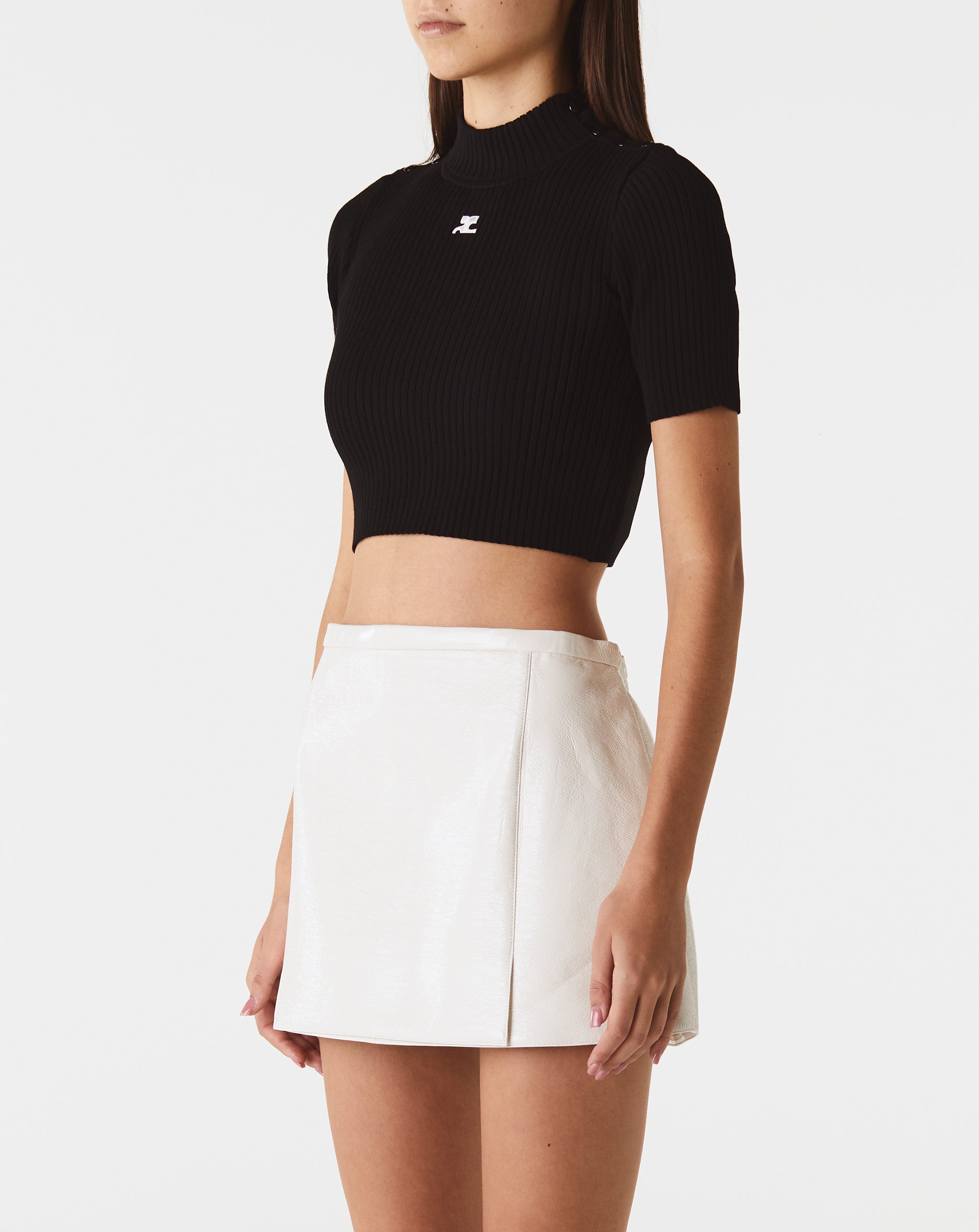 Rib Knit Crop Sweater