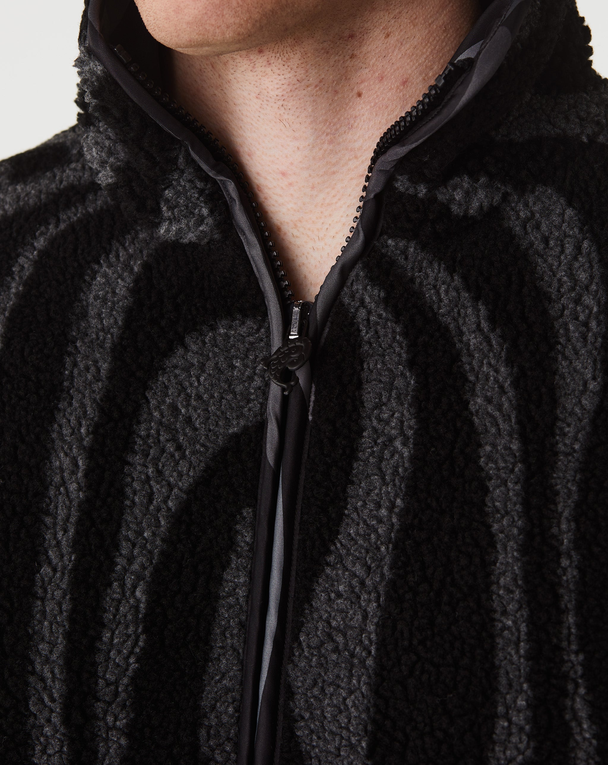 Curly Jacquard Blouson