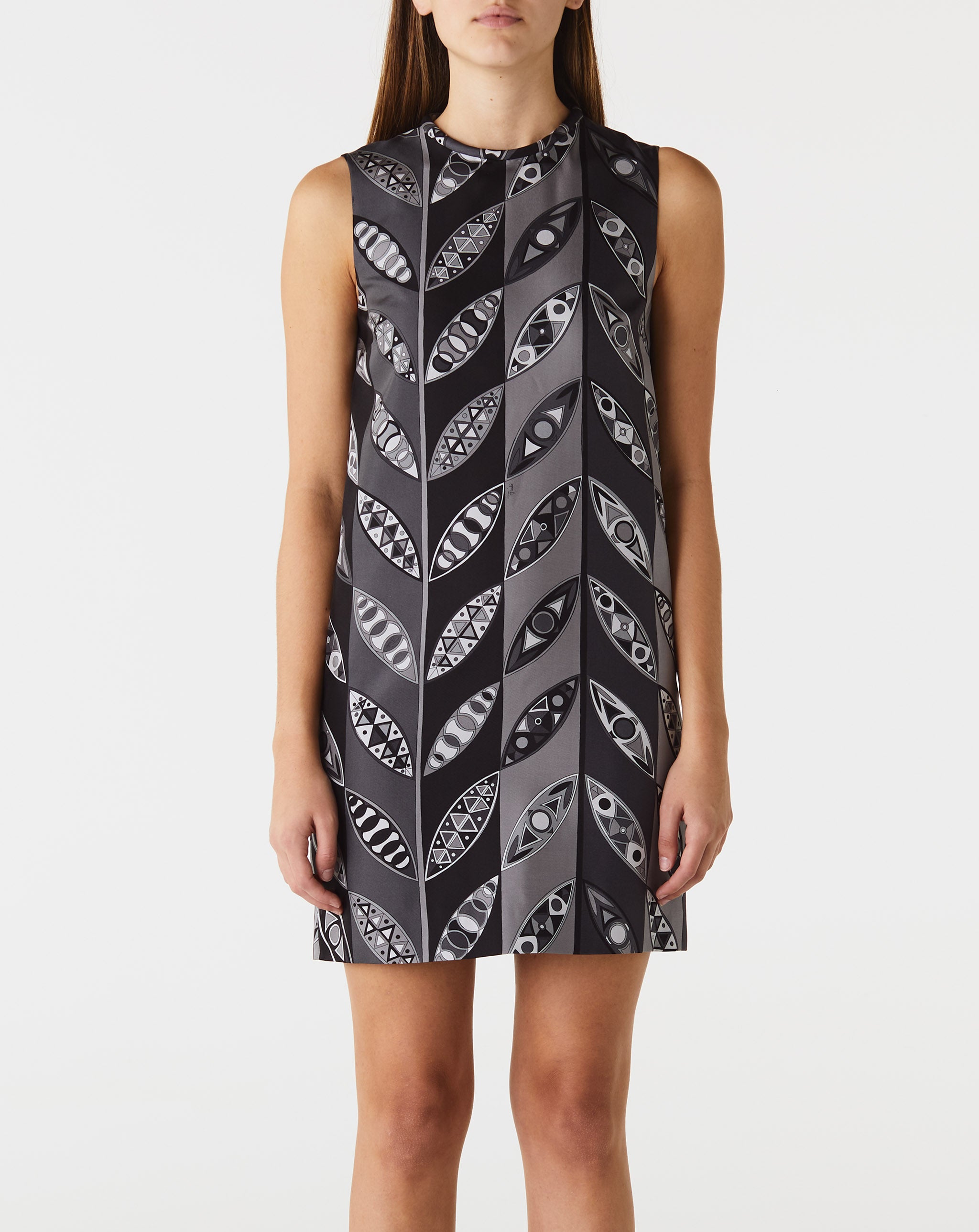 Silk Twill Short Dress