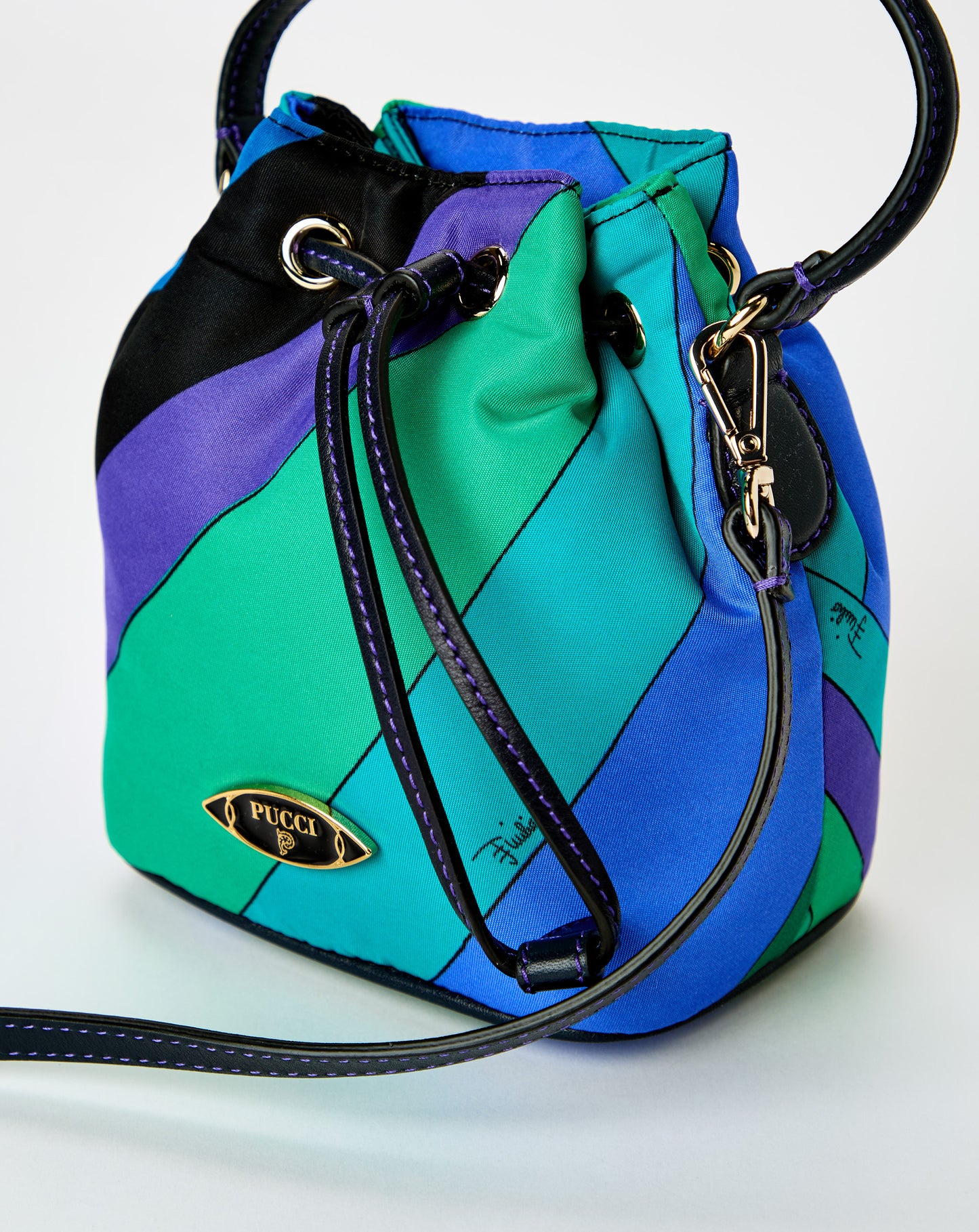 Nylon Mini Bucket Bag