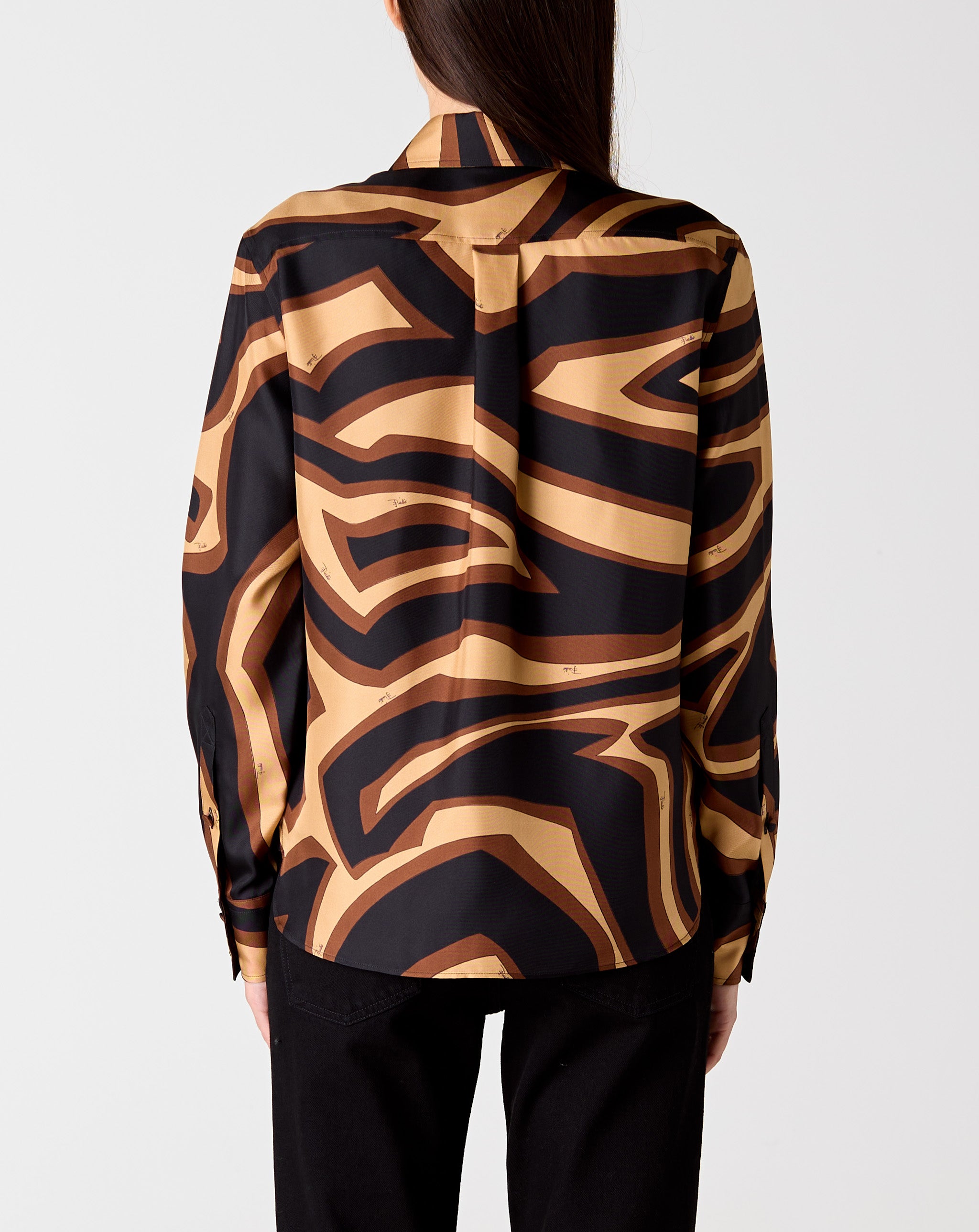 Silk Twill L/S Blouse