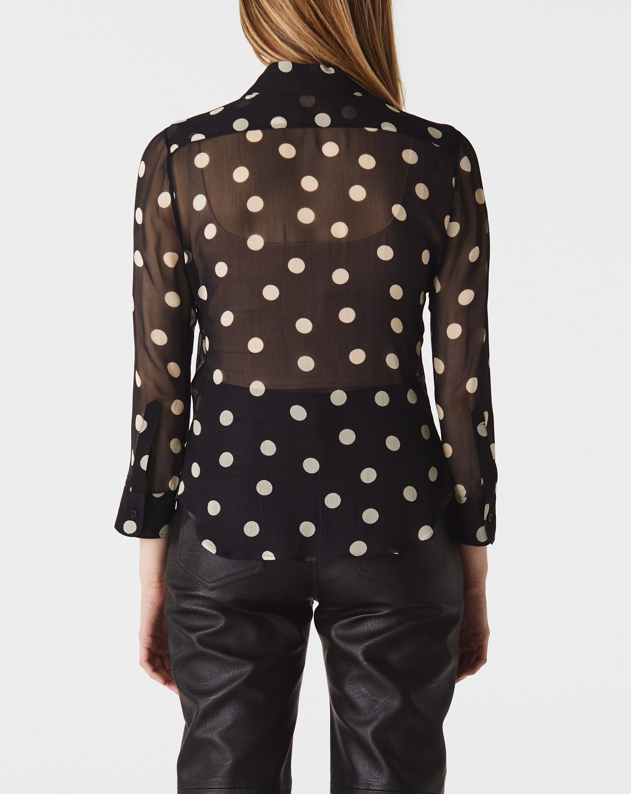 Polka Dot Slim Shirt