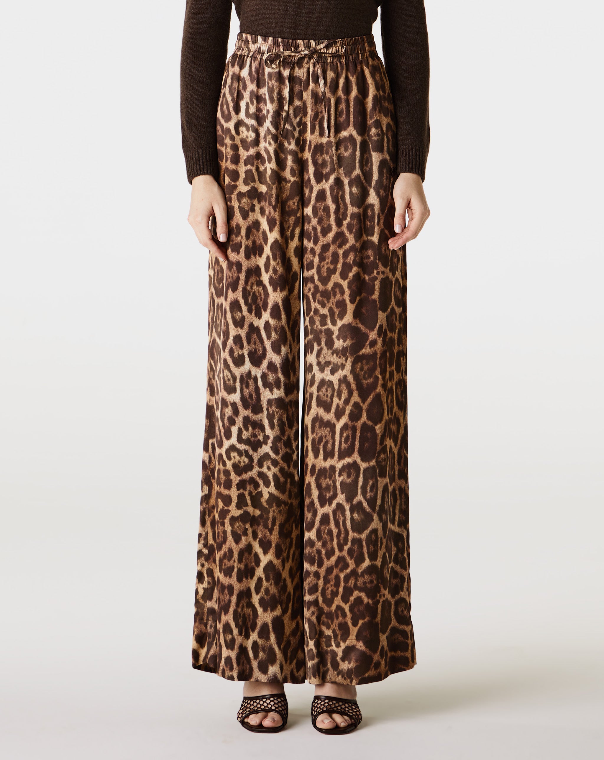 Leopard Print Trousers