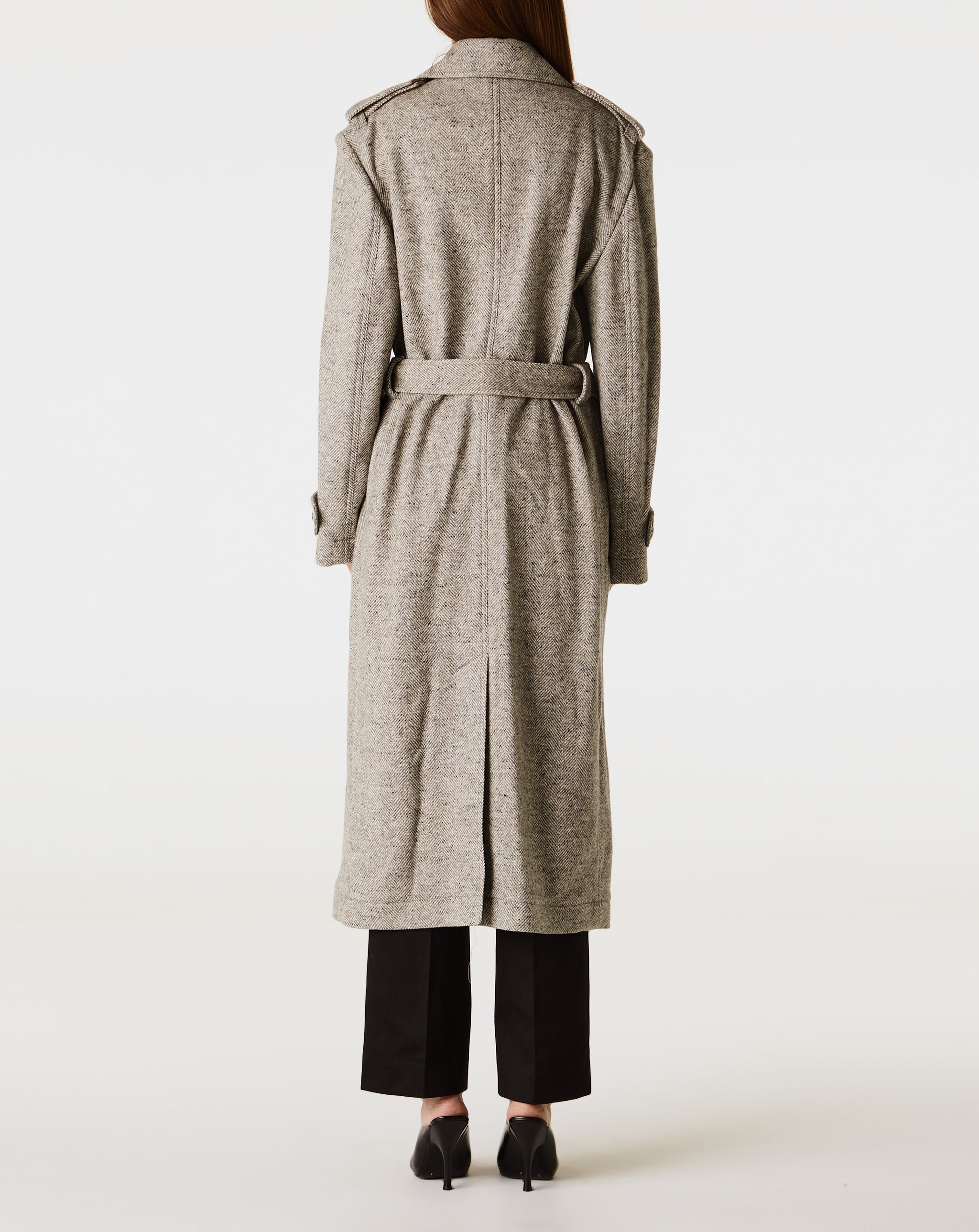 Herringbone Trench Coat