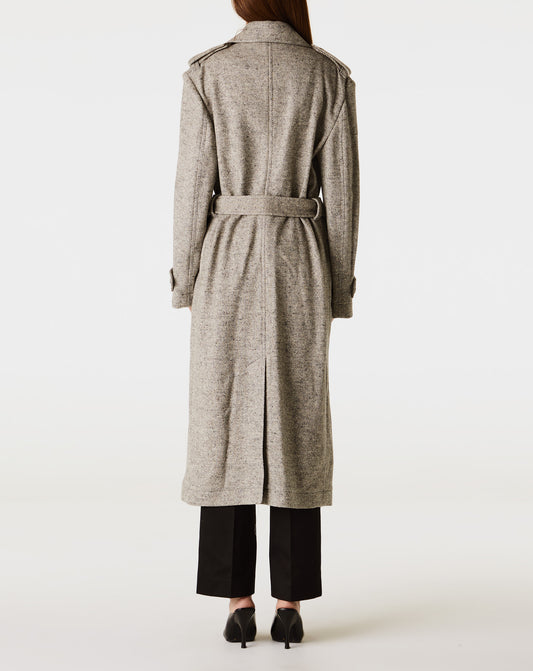 Herringbone Trench Coat
