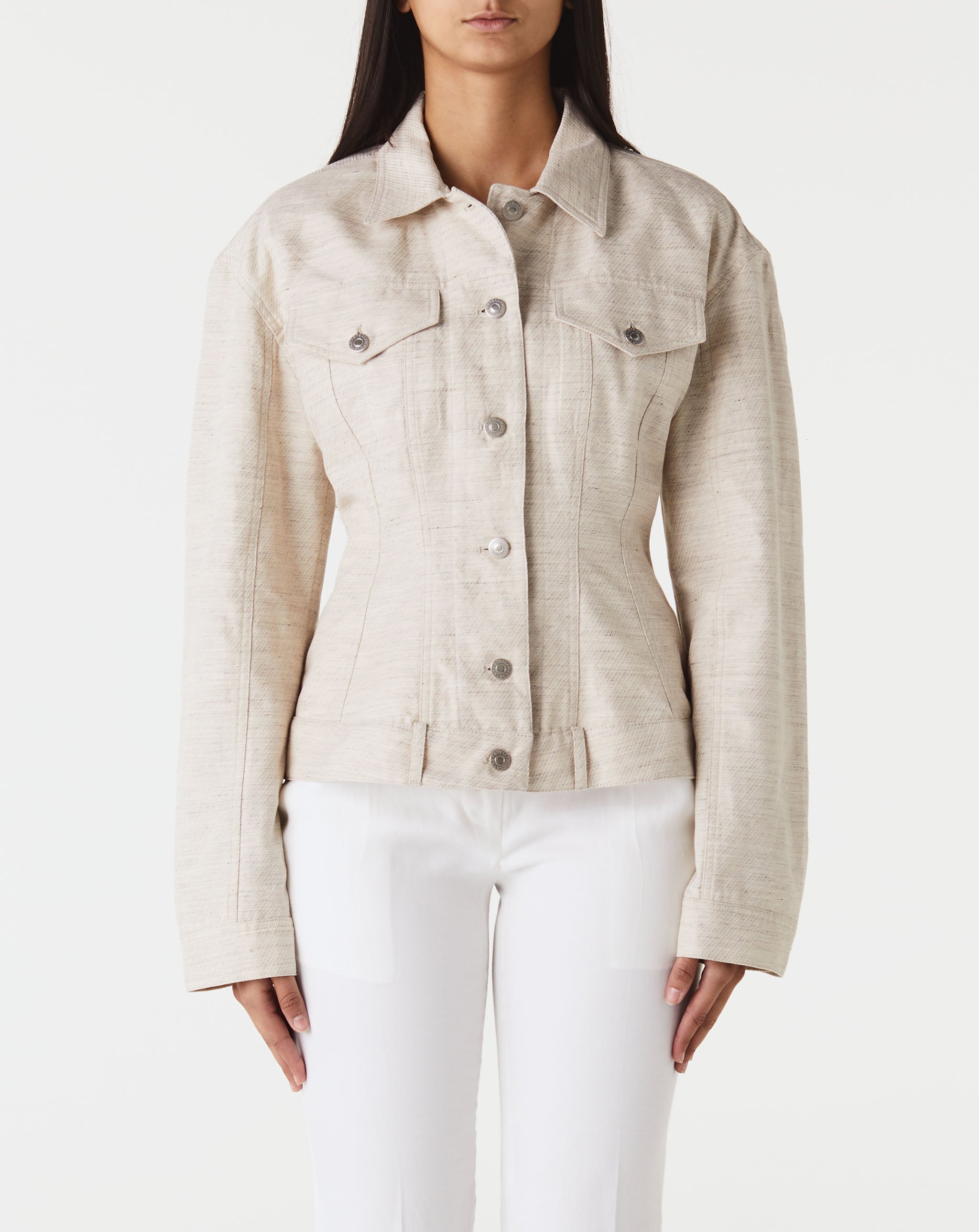 Waisted Buttoned Jacket