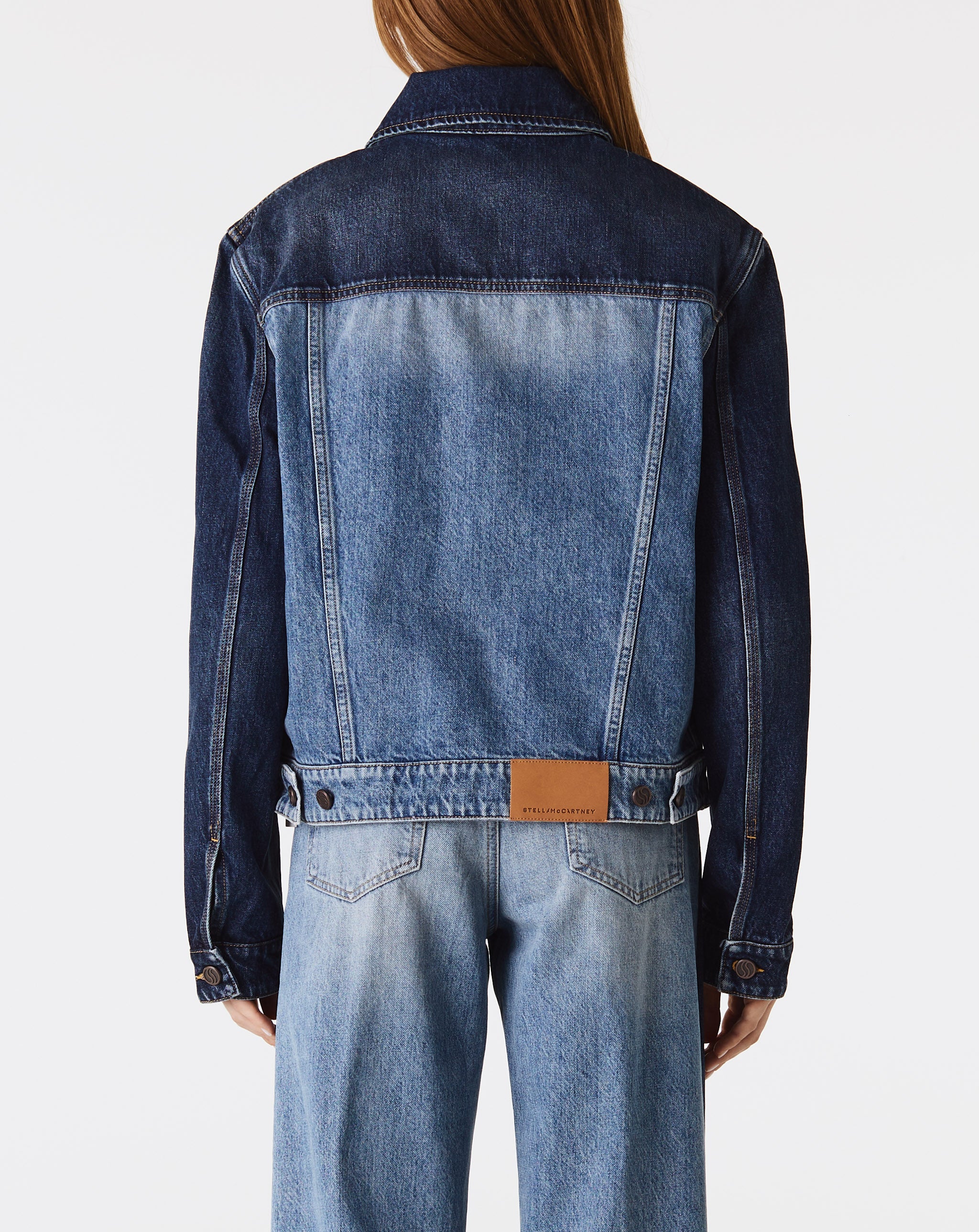 Paneled Blue Denim Jacket