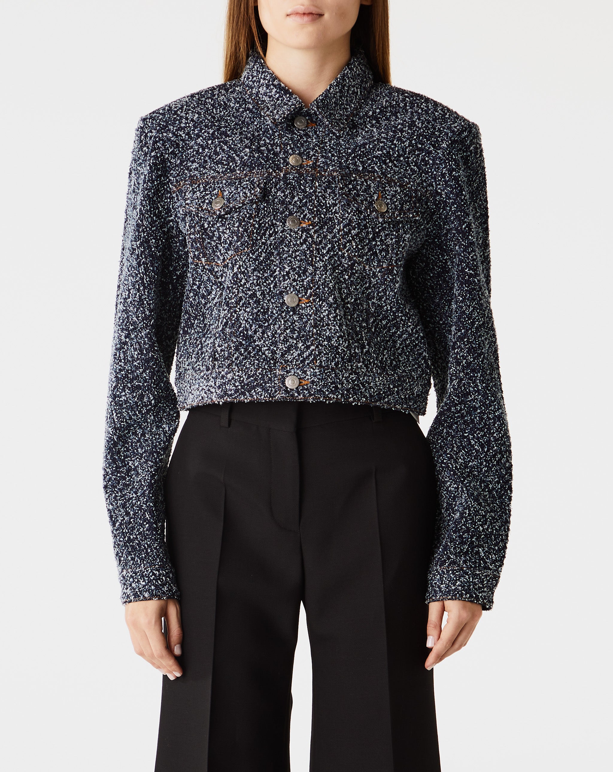 Boucle Denim Jacket