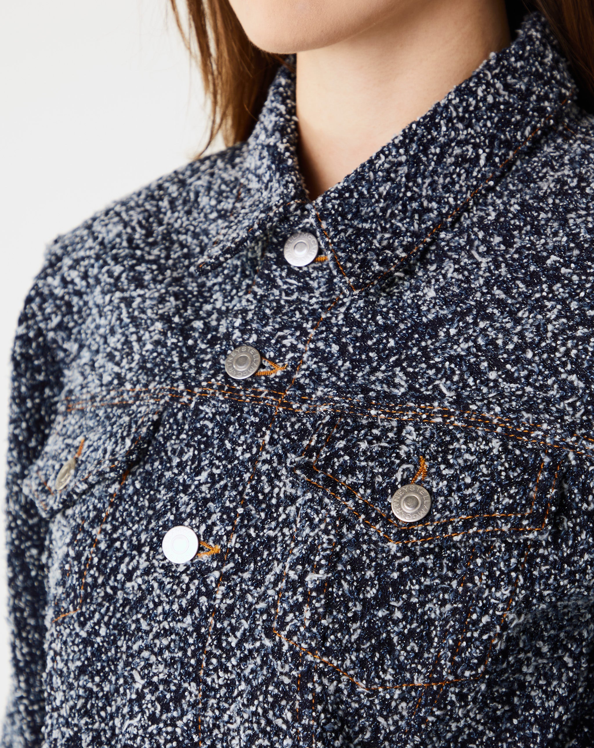 Boucle Denim Jacket