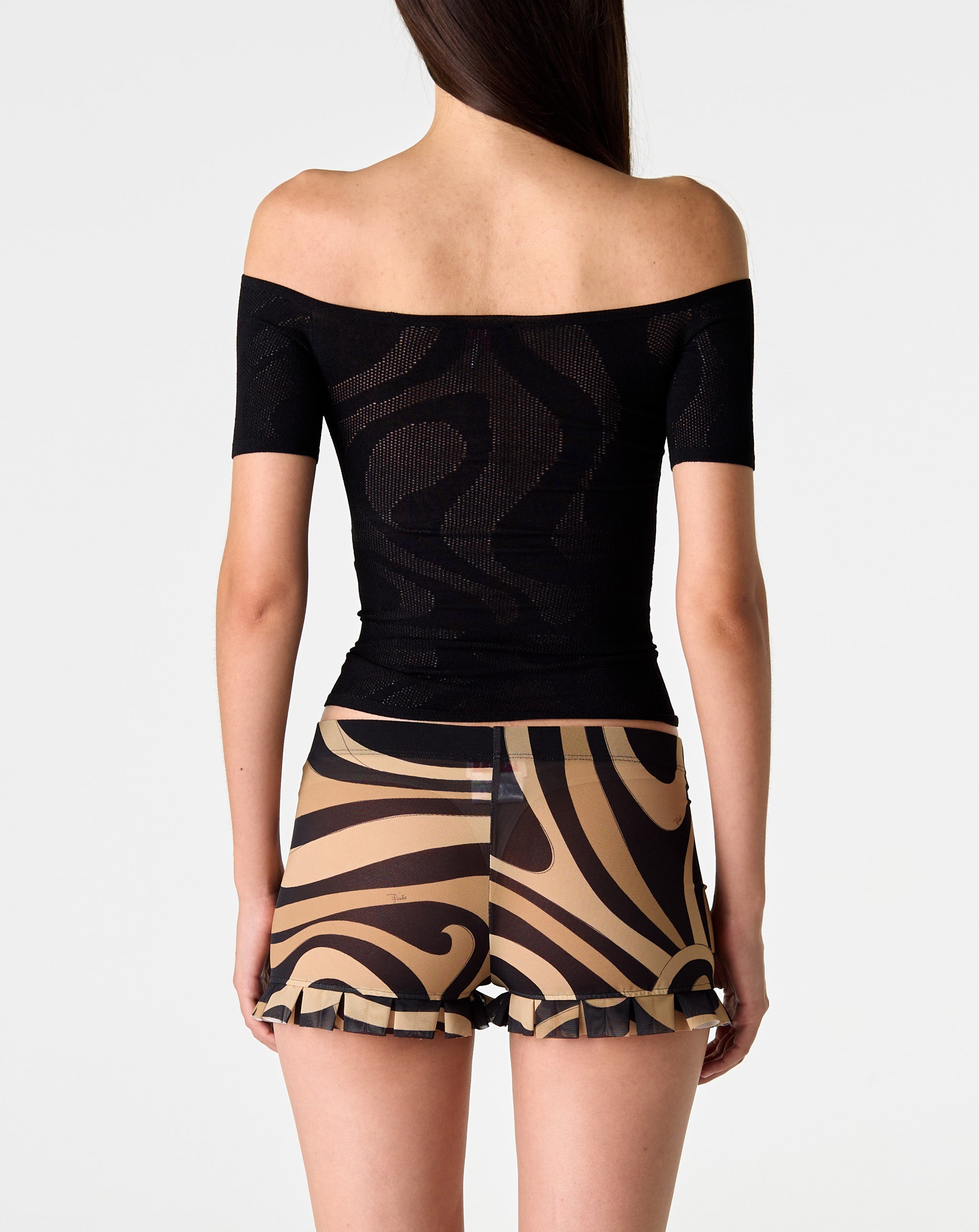 Ots Marmo Net S/S Top