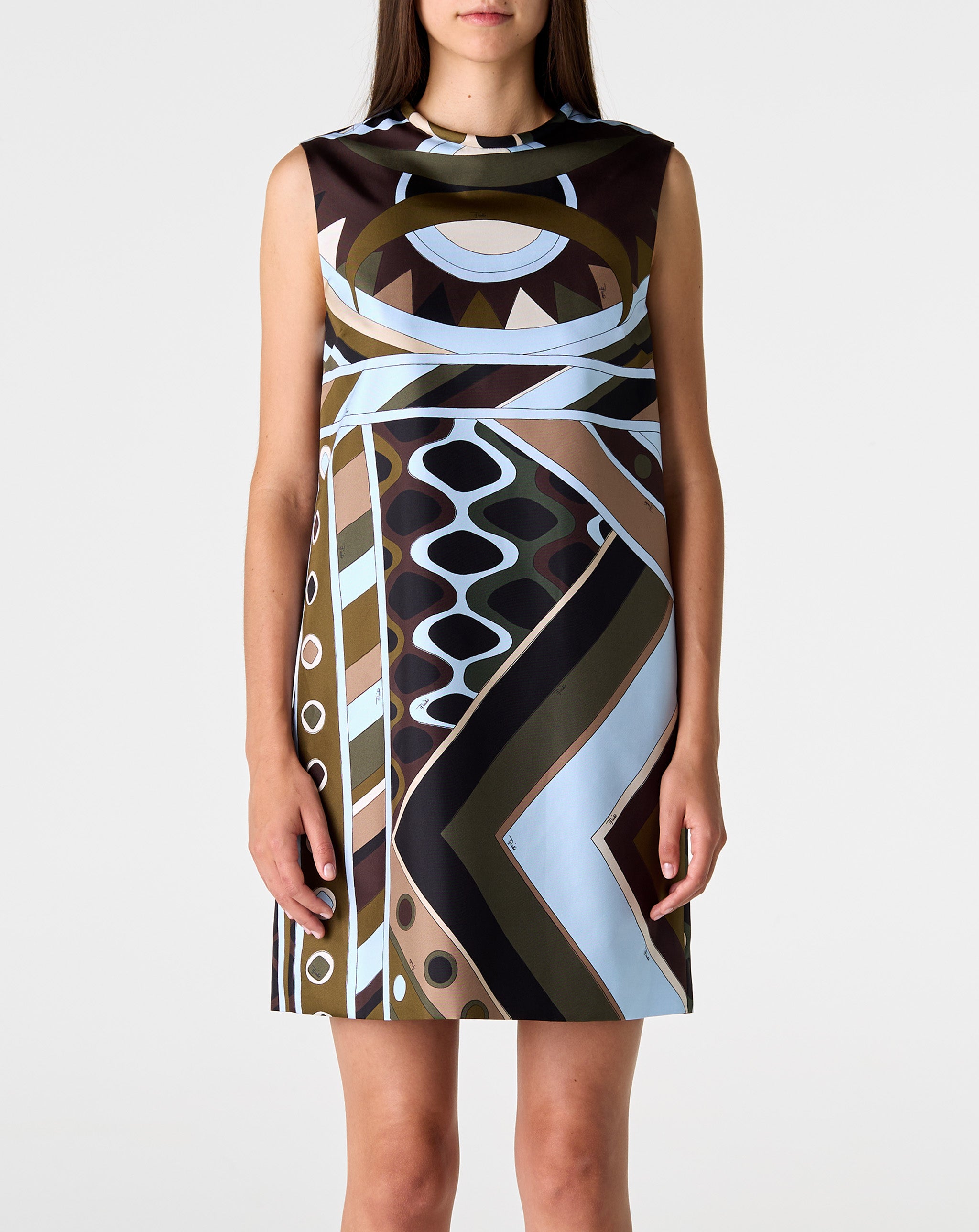 Silk Twill S/L Dress
