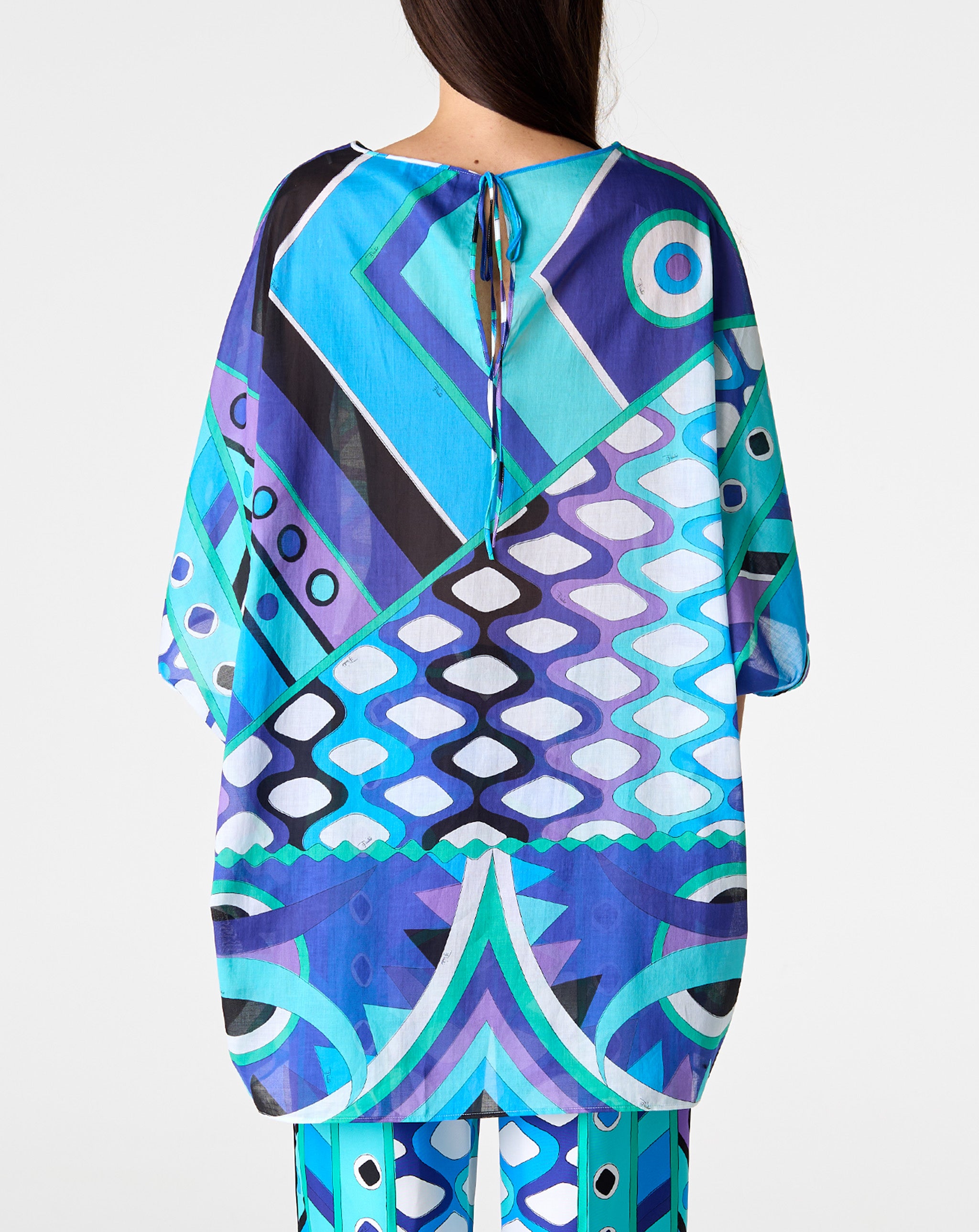 Cotton Muslin Short Caftan