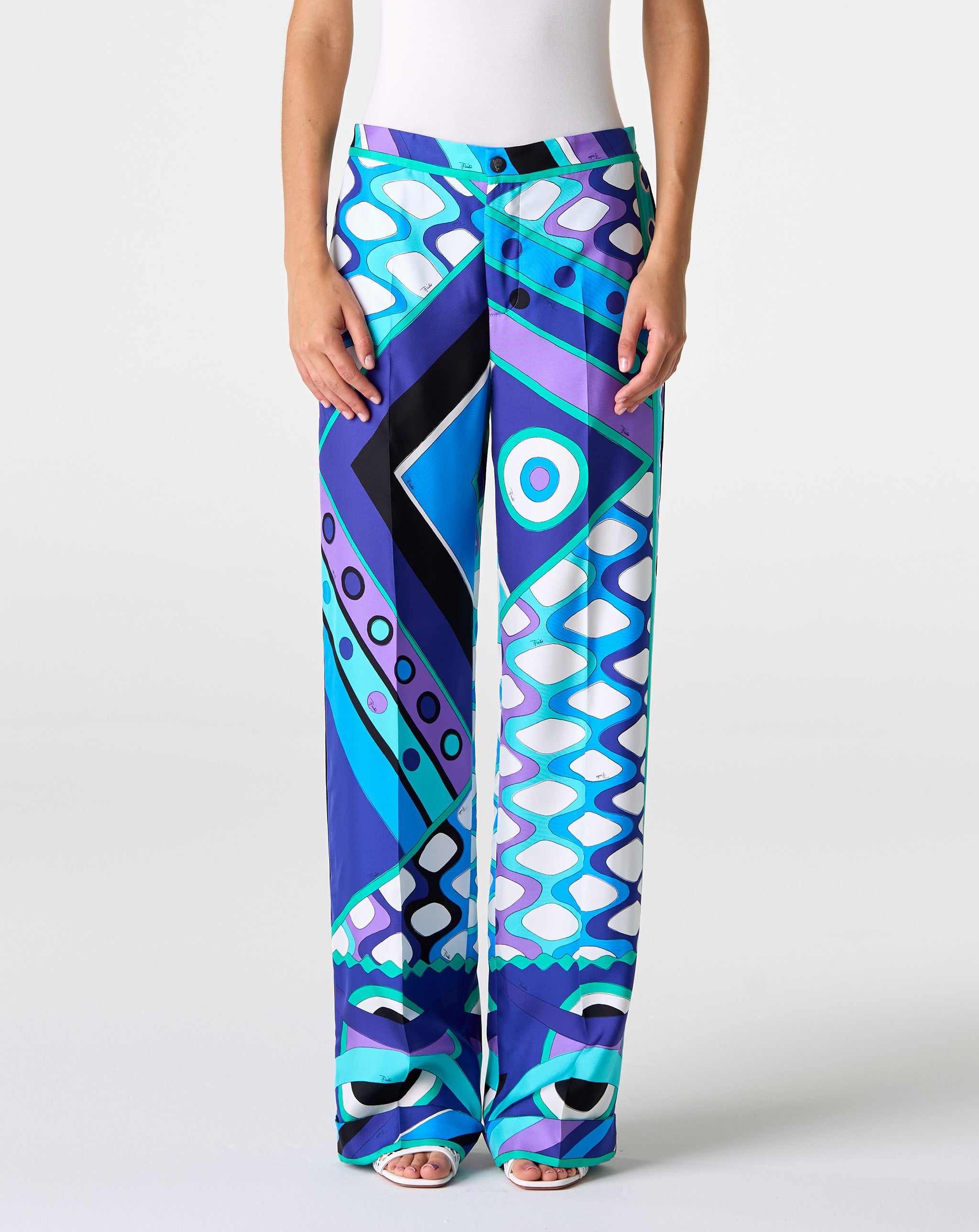 Silk Twill Pants