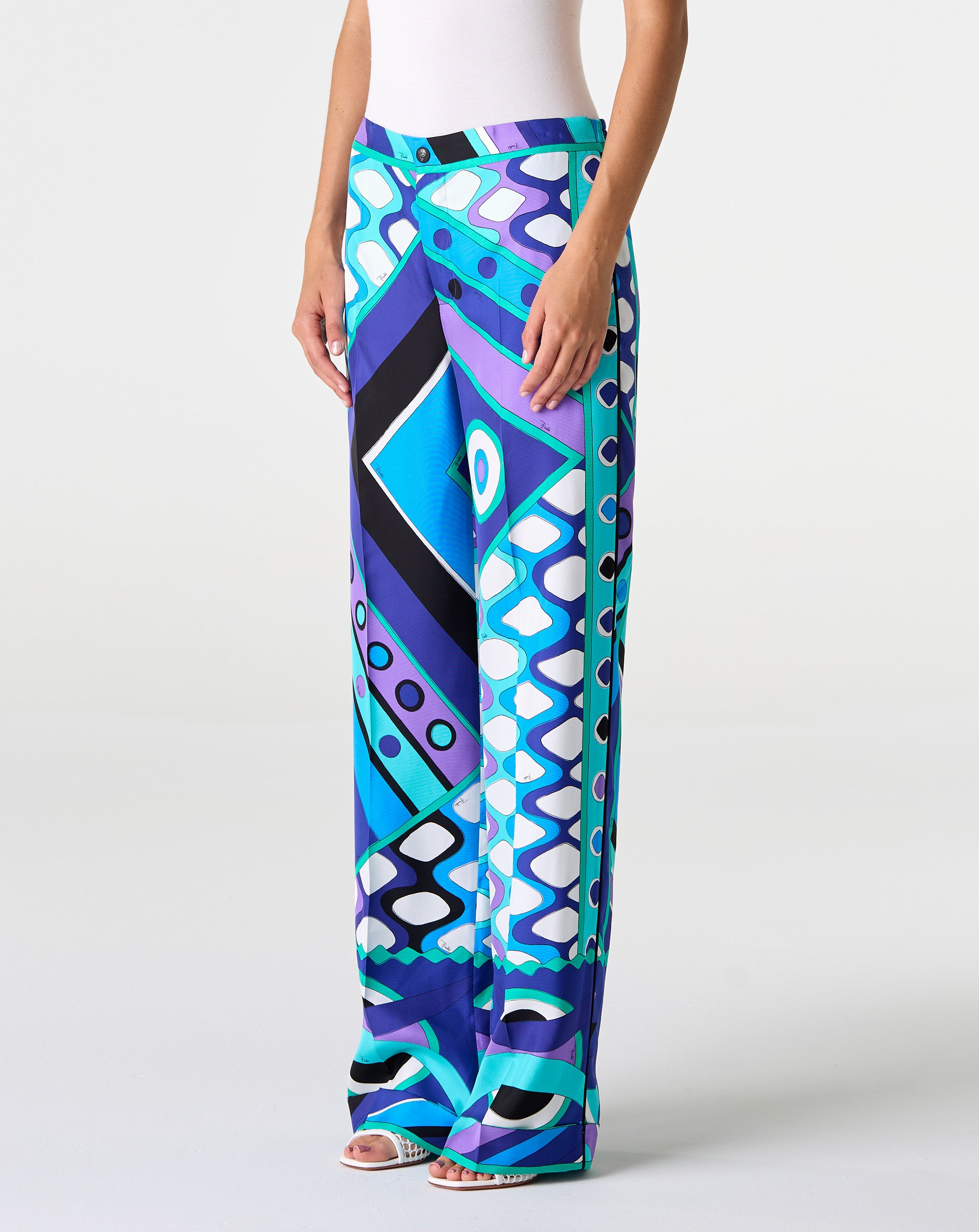 Silk Twill Pants