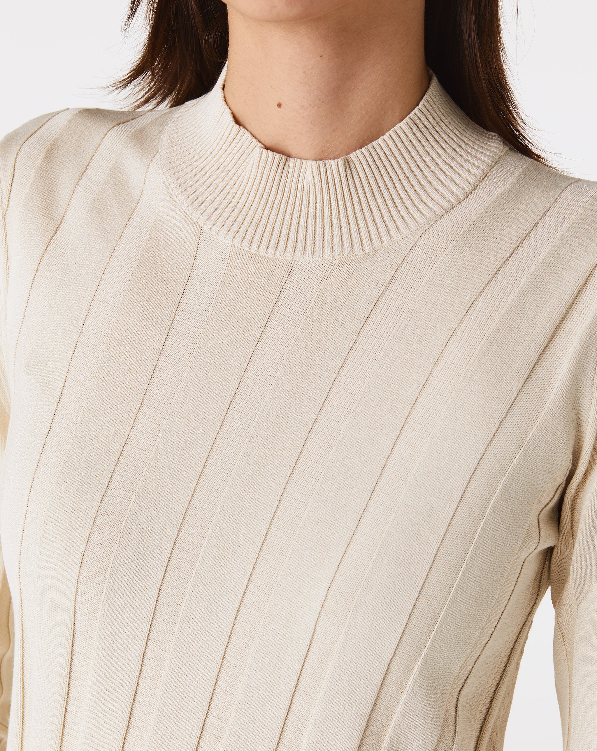 Wide Rib Knit Top