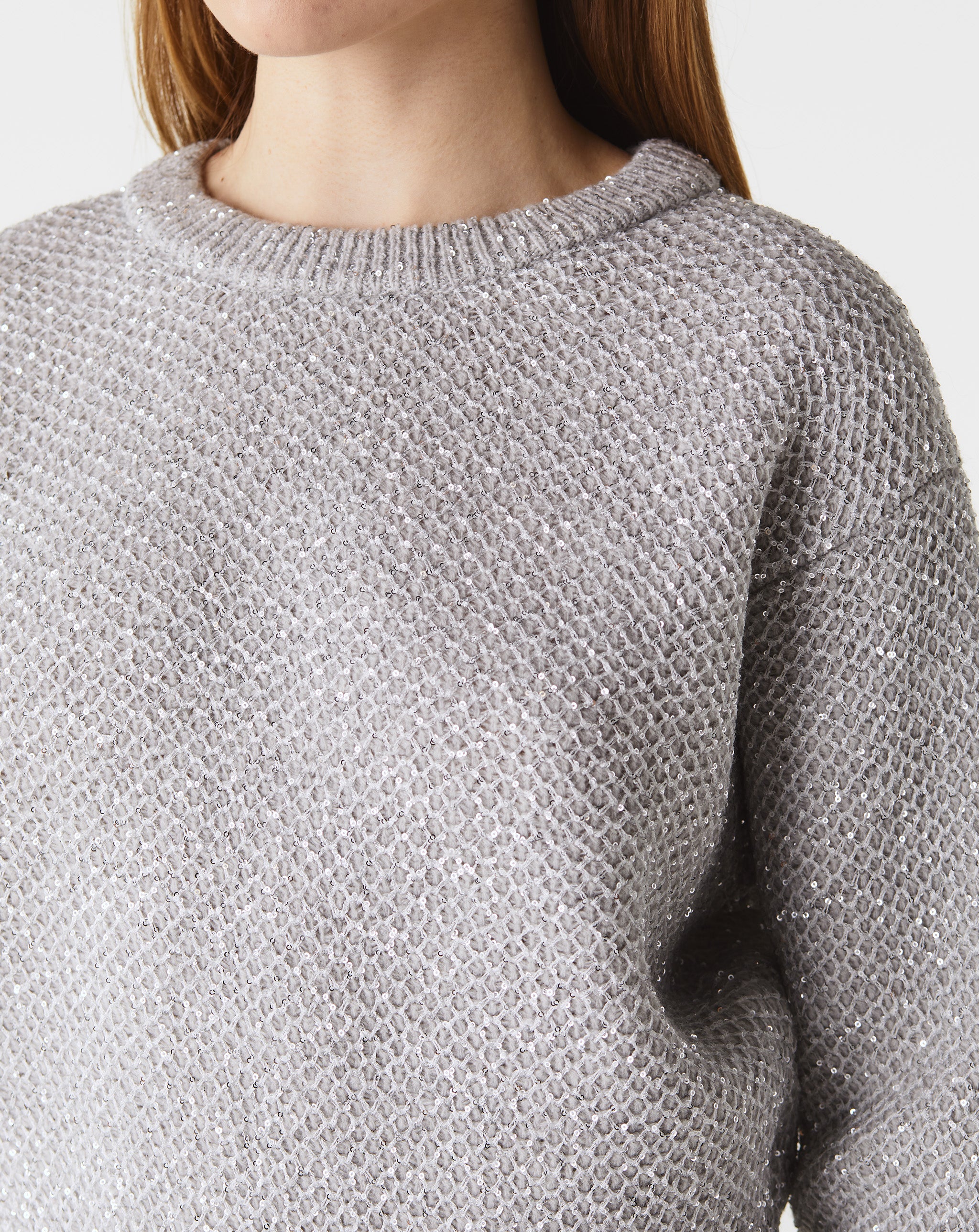 Sequins Knit Jumper