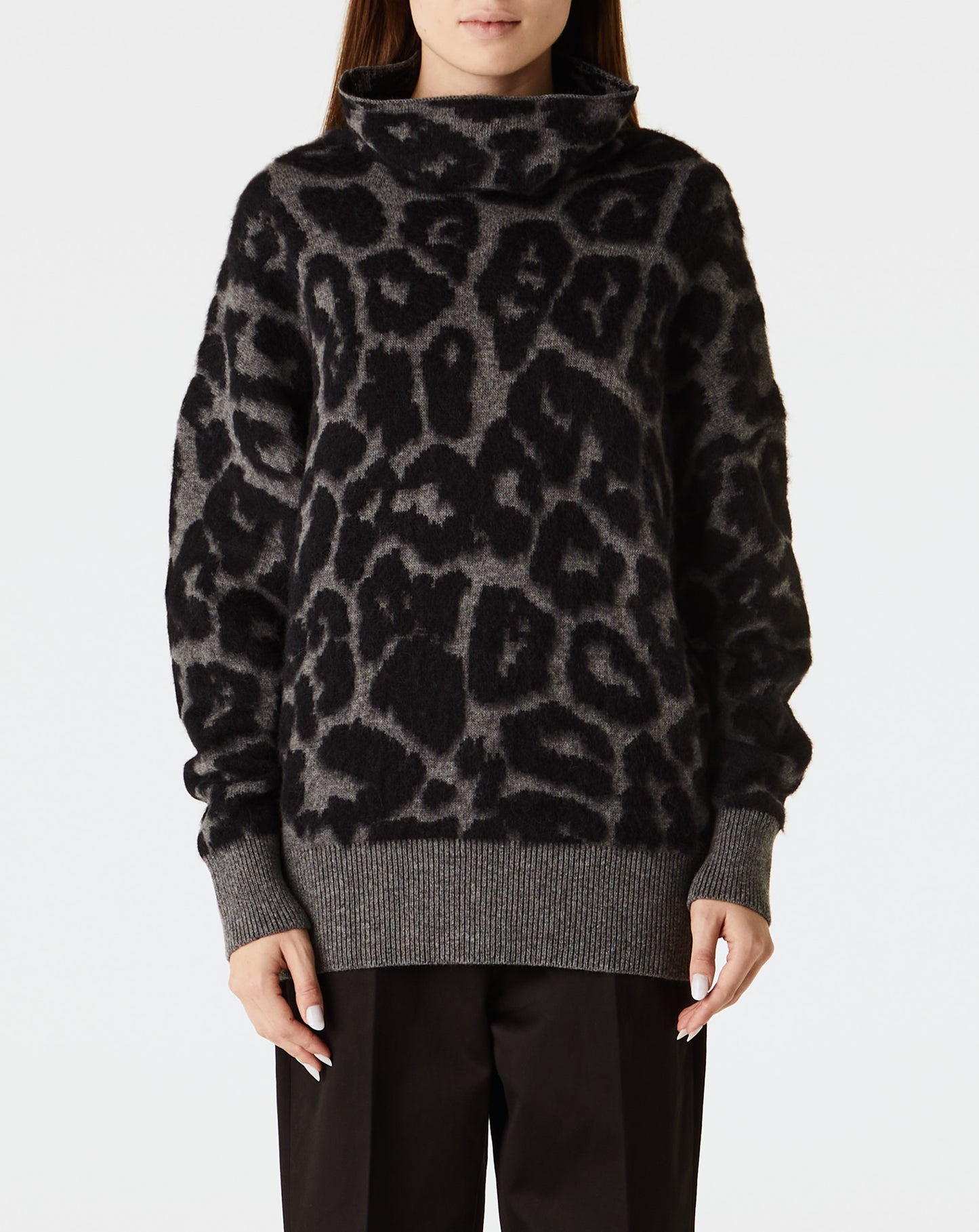 Leopard Jacquard Jumper