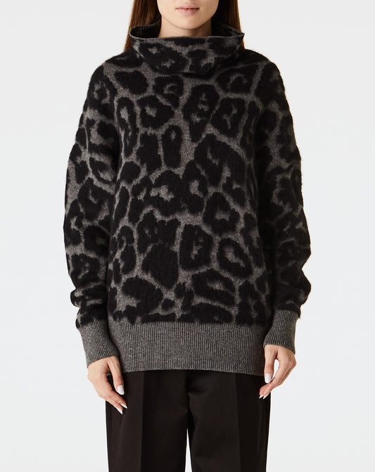 Leopard Jacquard Jumper