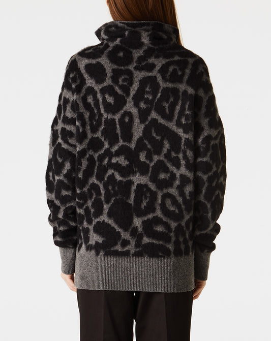 Leopard Jacquard Jumper