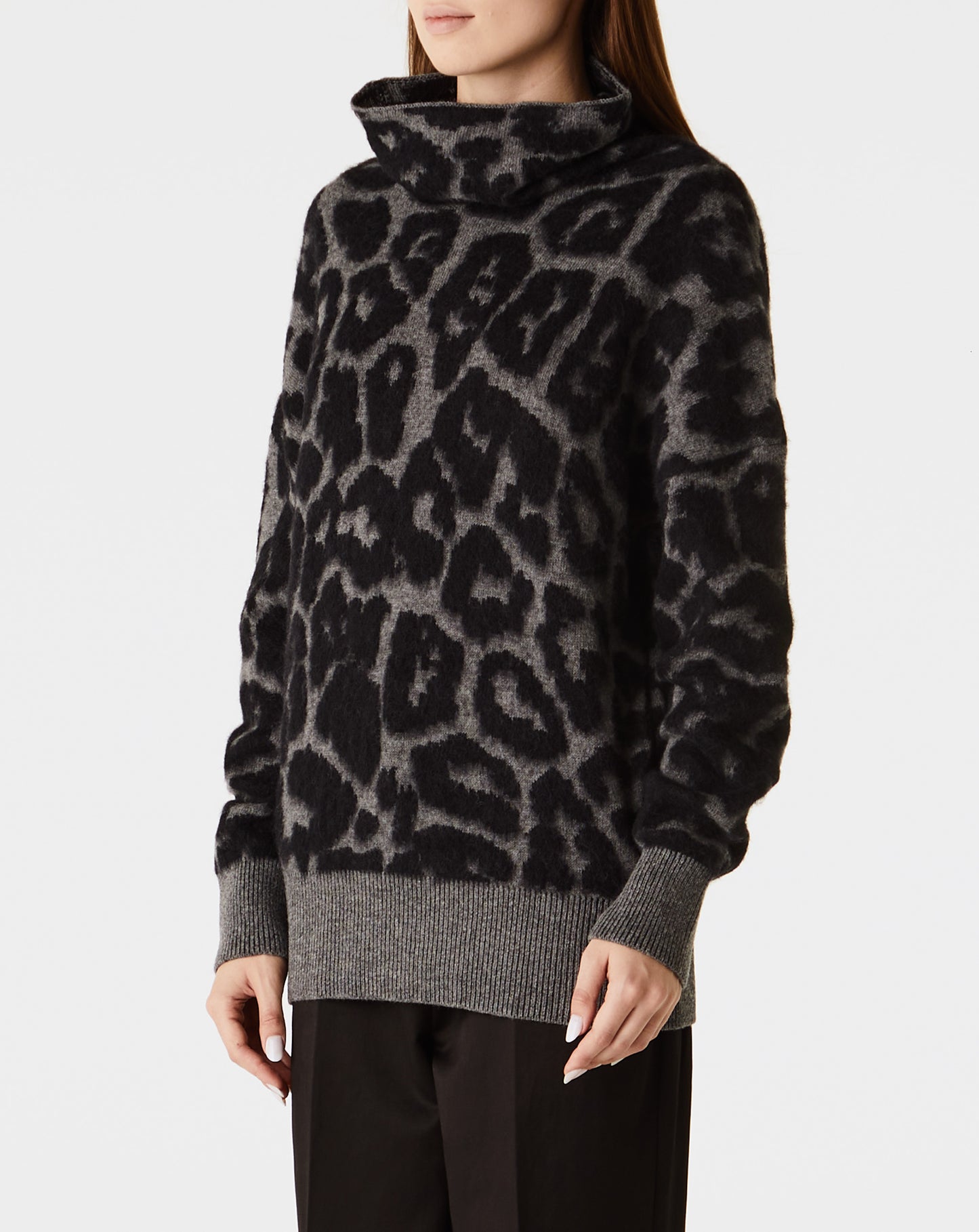 Leopard Jacquard Jumper