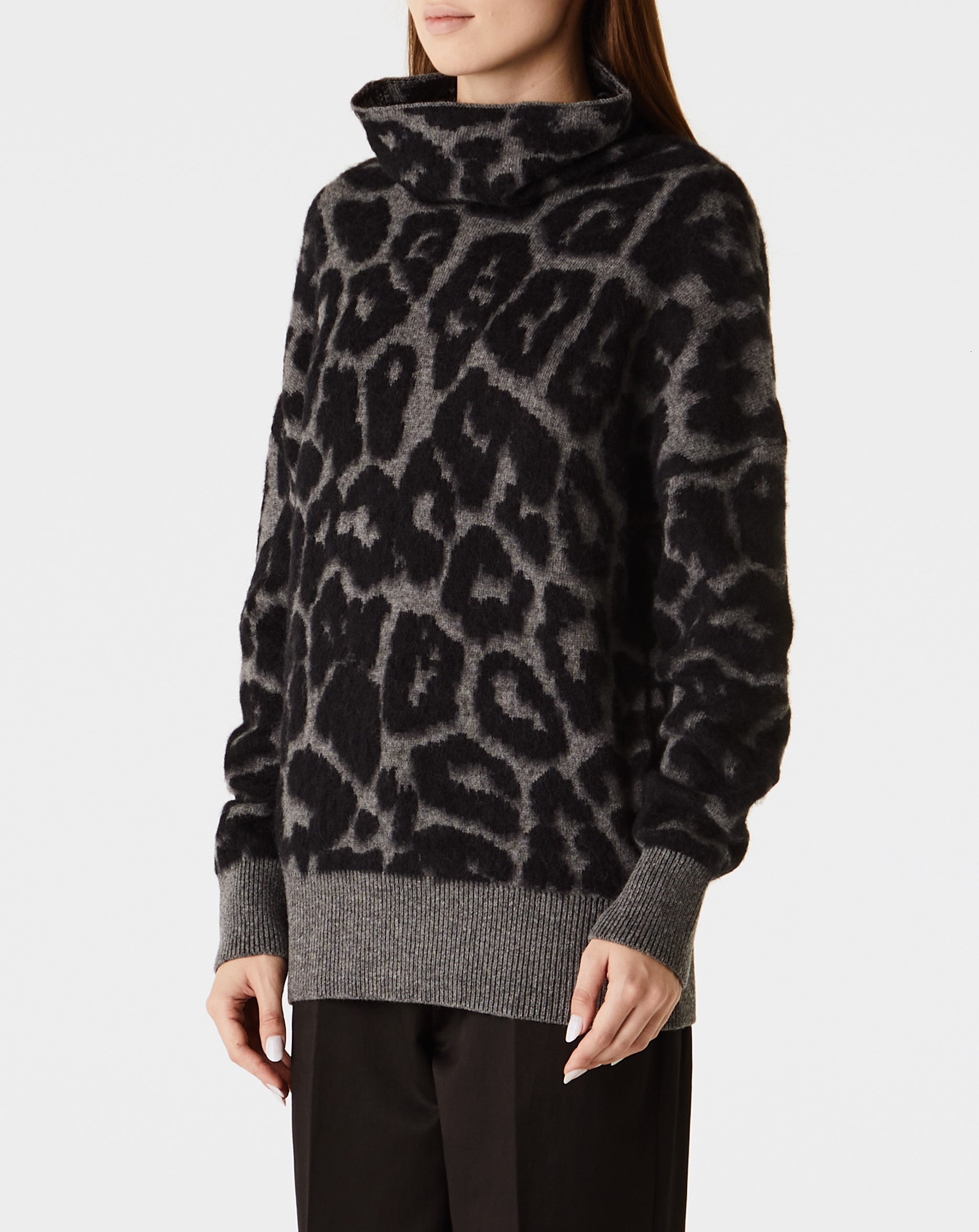 Leopard Jacquard Jumper