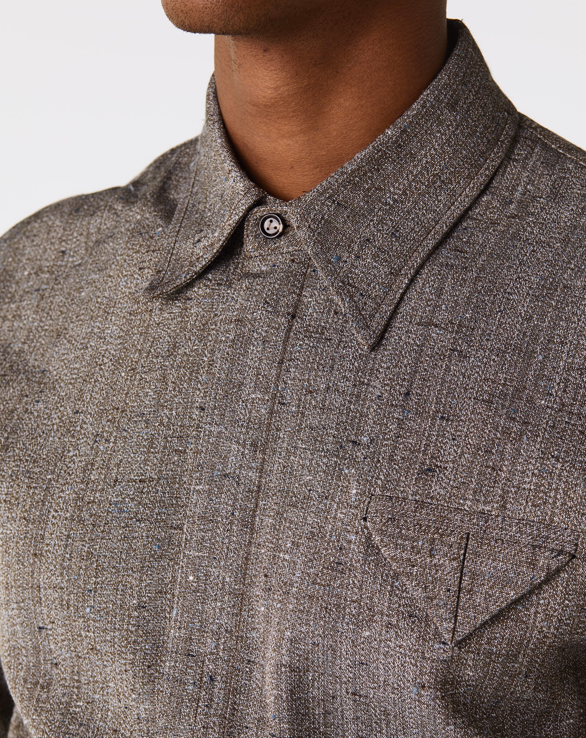 Knotted Silk Shirt