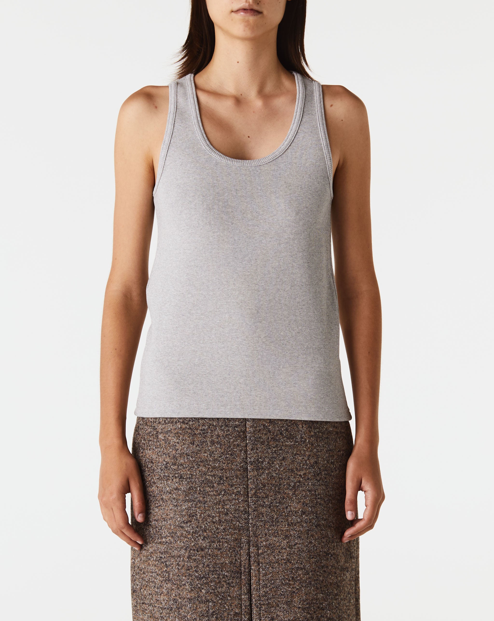 Stretch Cotton Rib Tank Top