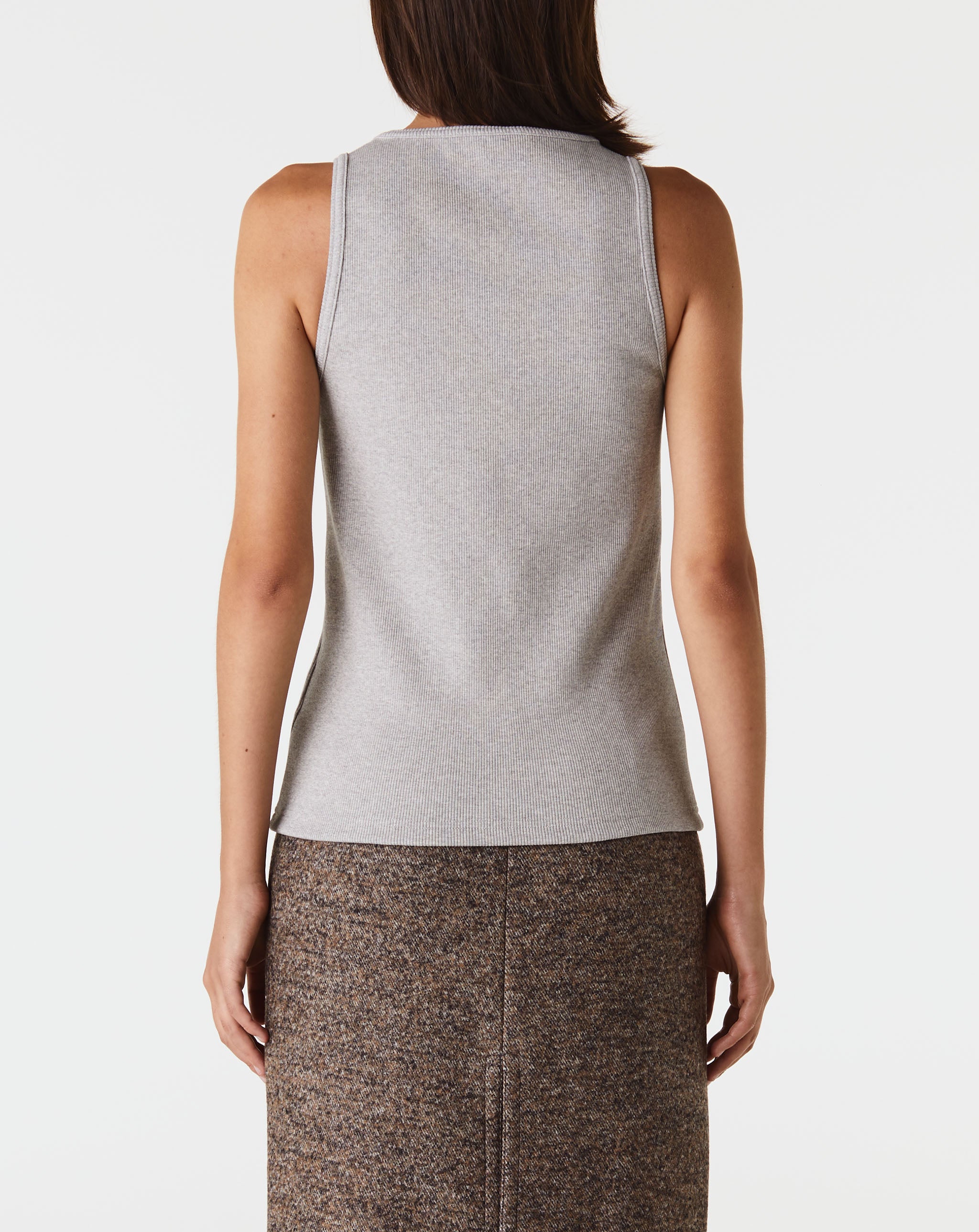 Stretch Cotton Rib Tank Top