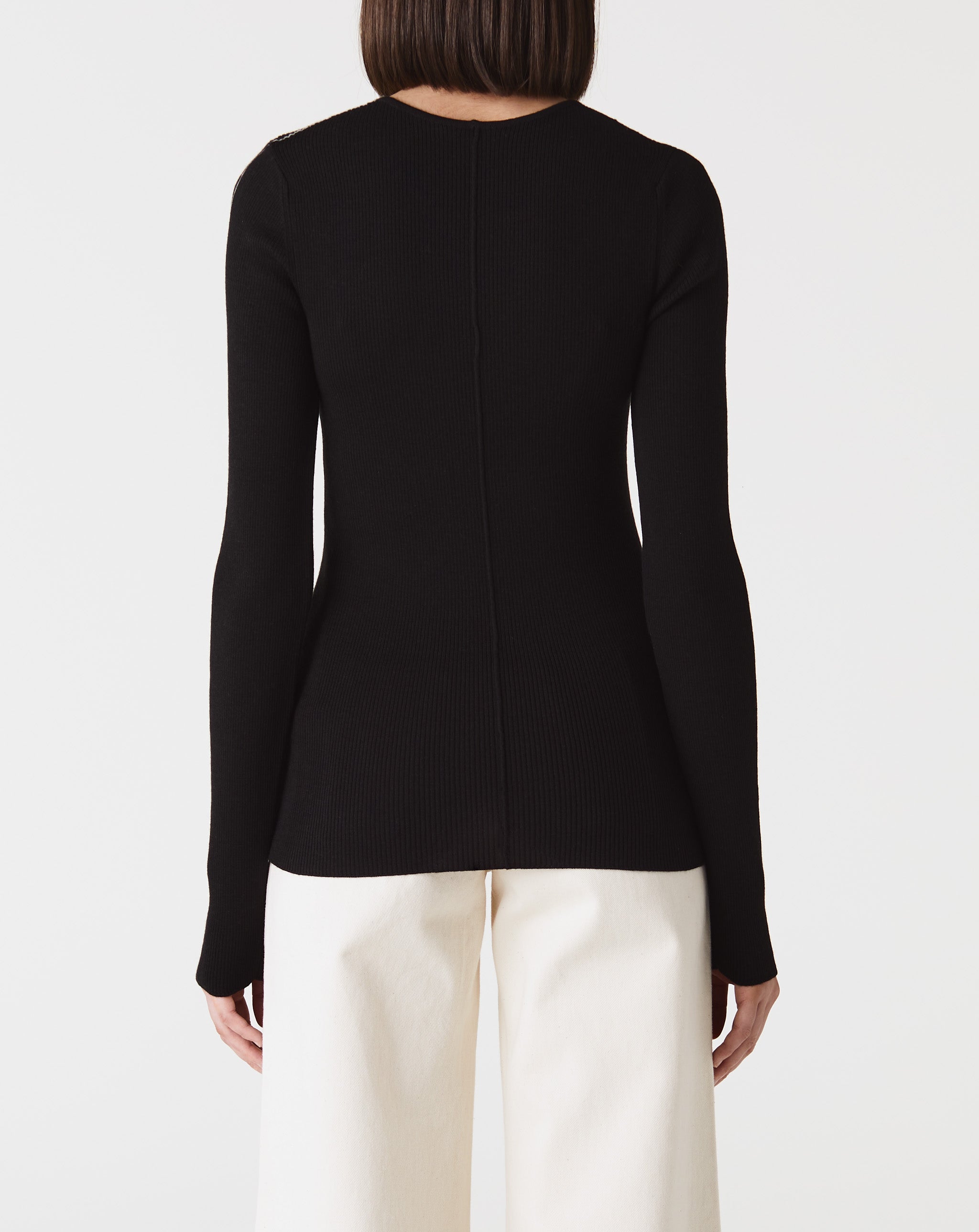 Long Sleeve Rib Knit Top
