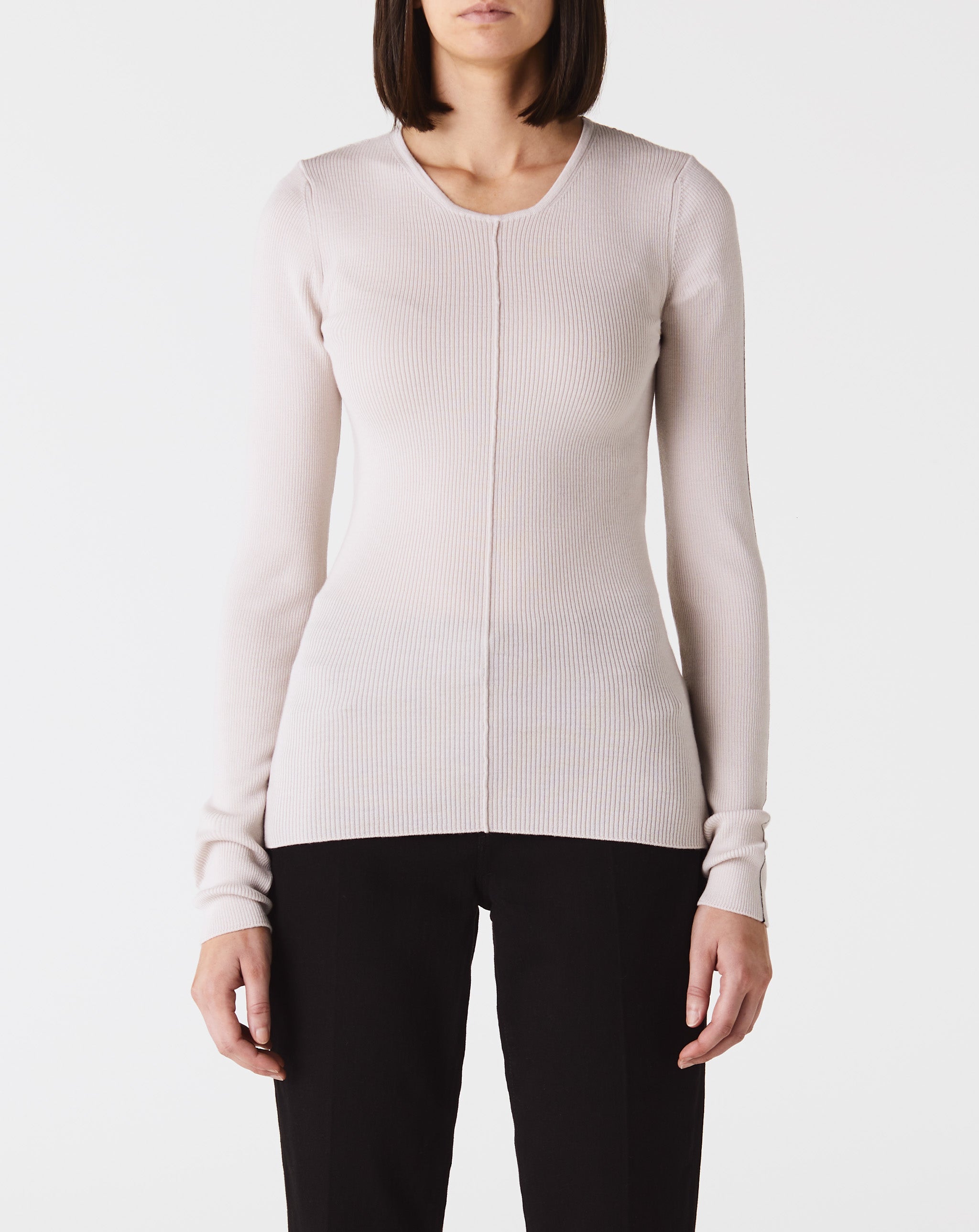 Long Sleeve Rib Knit Top