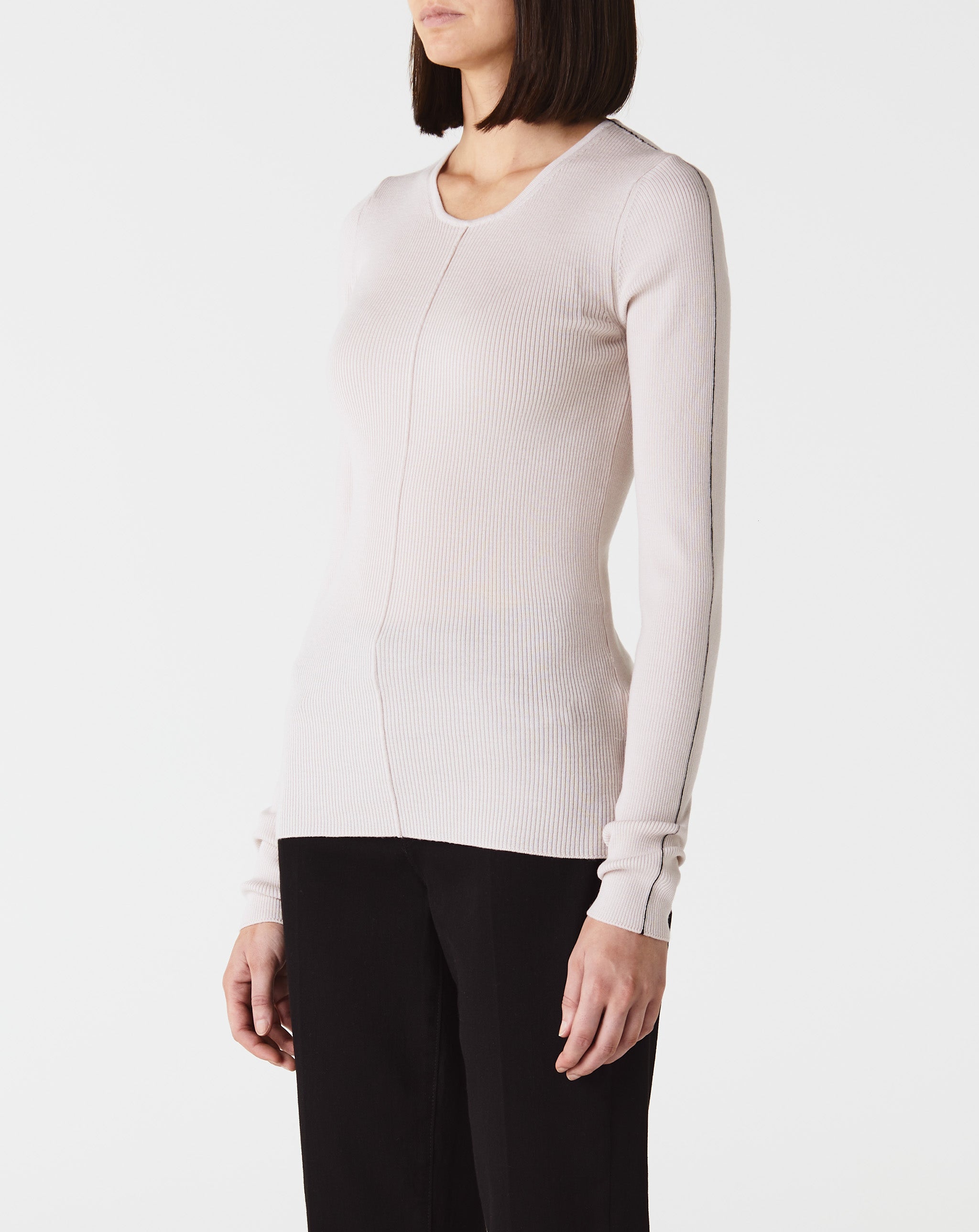 Long Sleeve Rib Knit Top