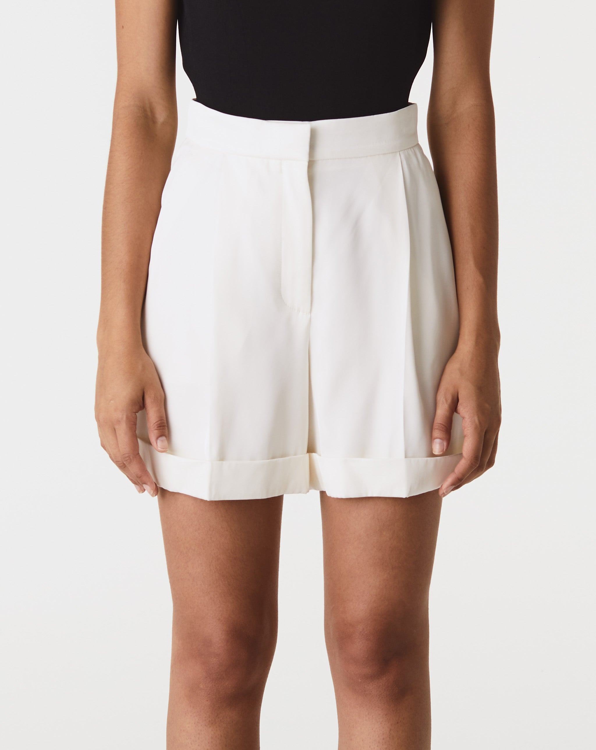 Cuffed Pleated Shorts