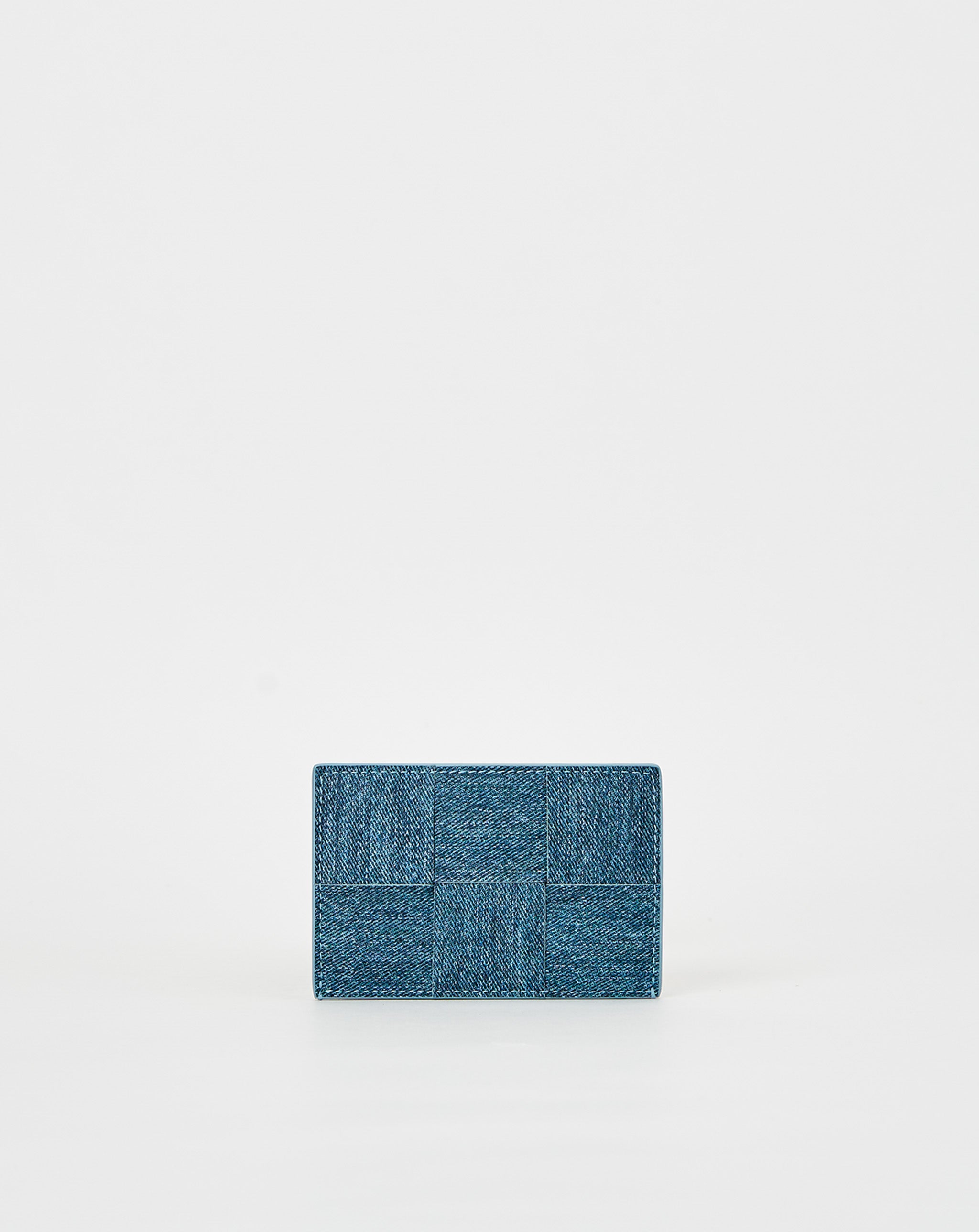 Denim Leather Card Case