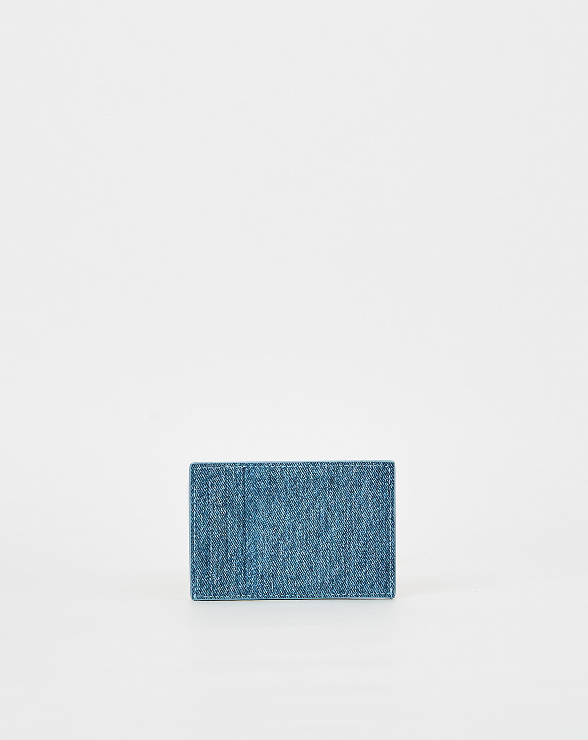 Denim Leather Card Case