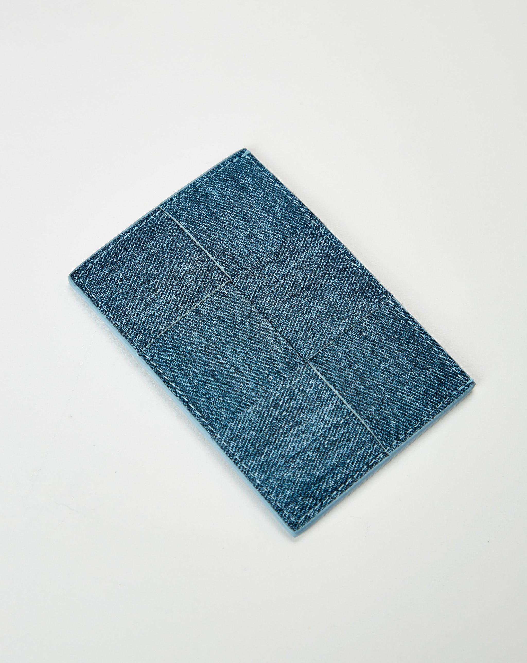 Denim Leather Card Case