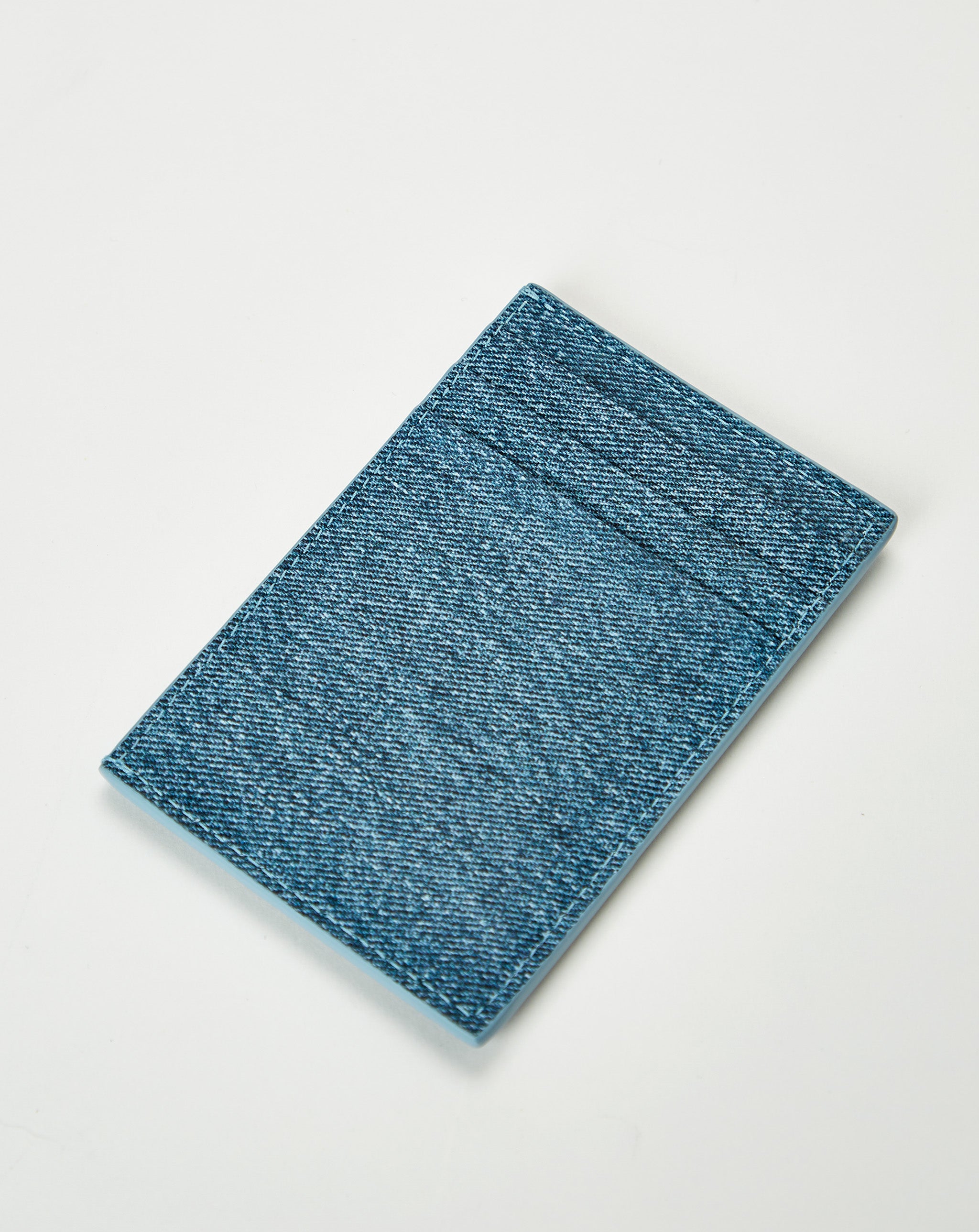 Denim Leather Card Case