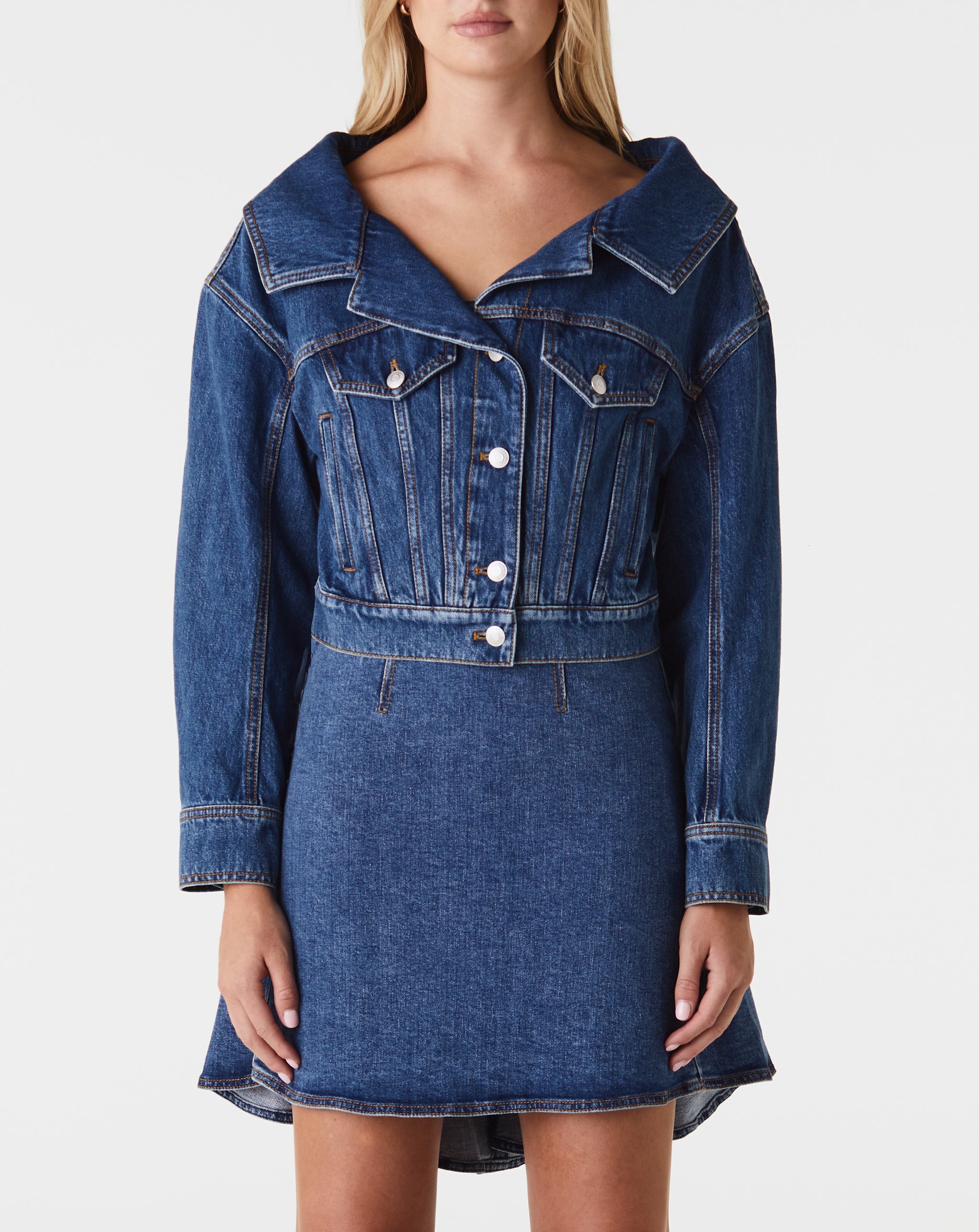 Cropped Denim Jacket