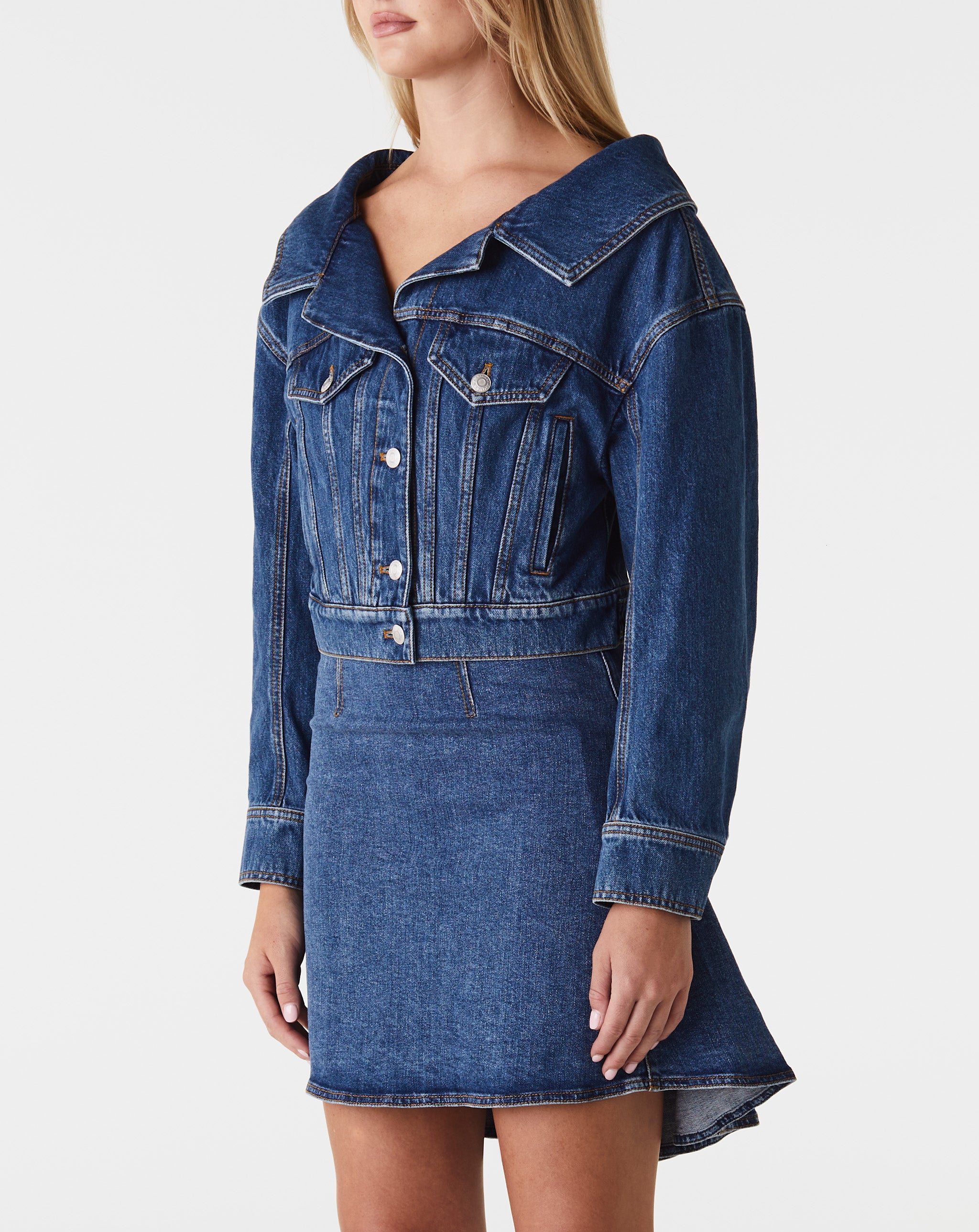 Cropped Denim Jacket