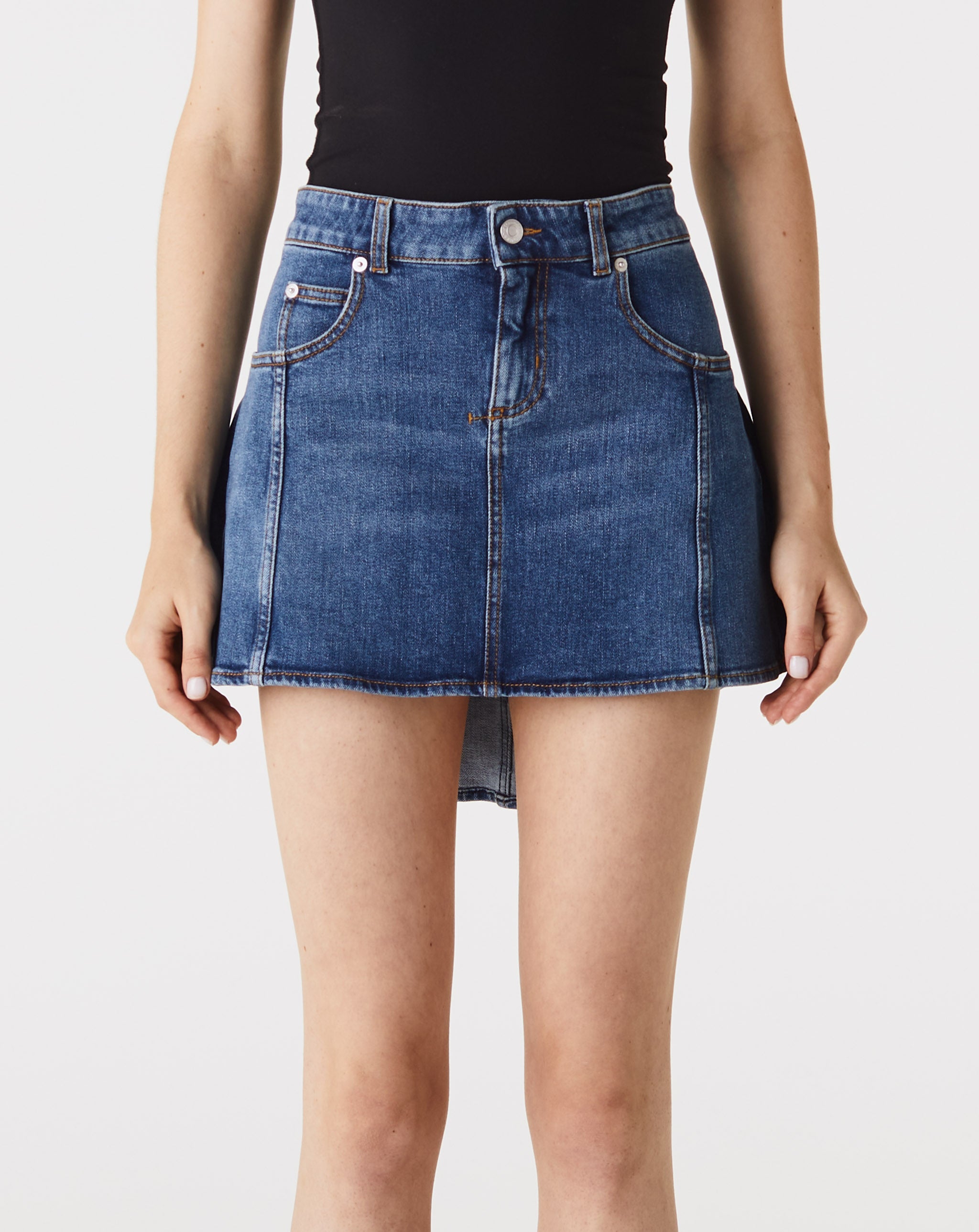 Stretch Denim Skirt
