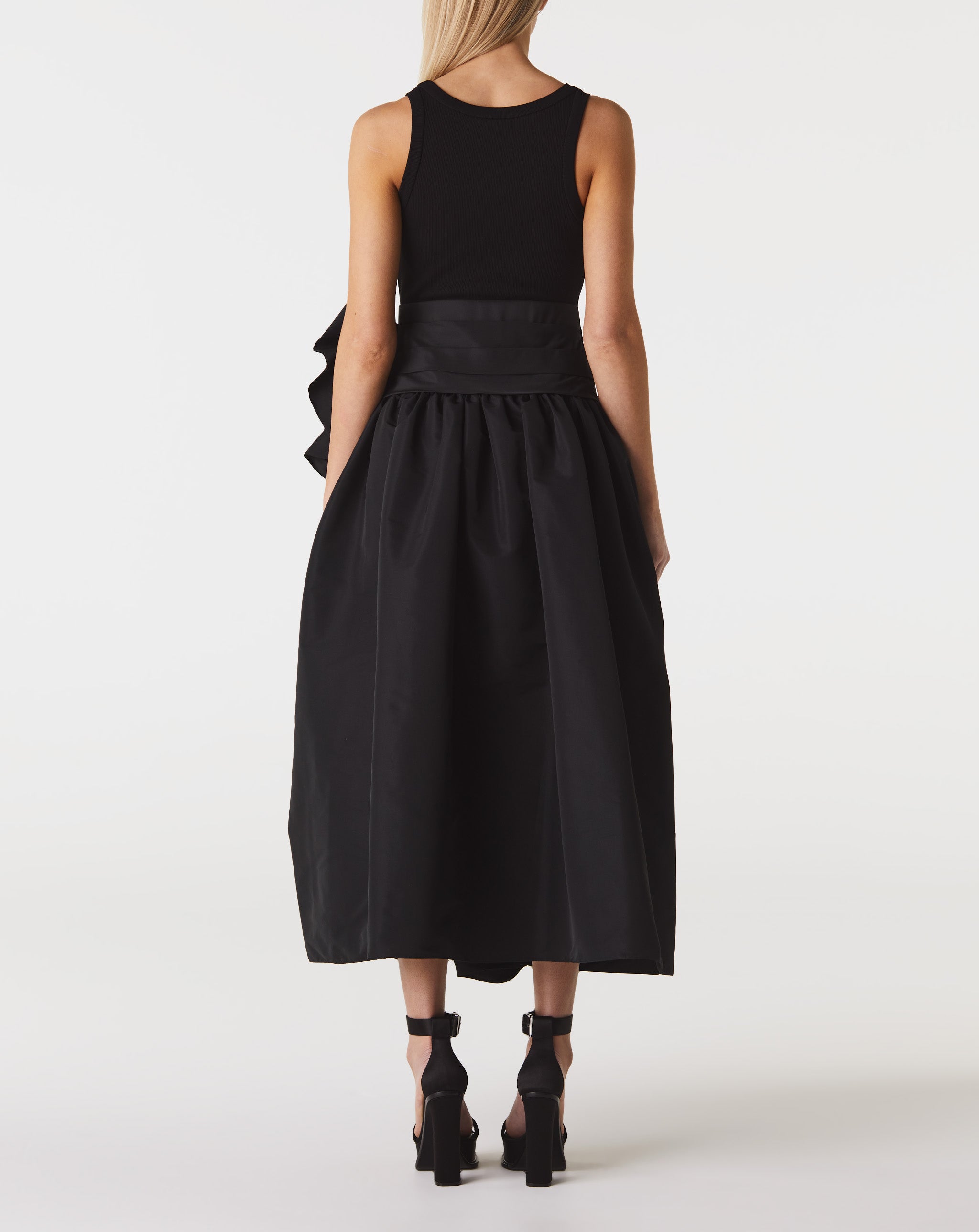 Jersey + Tafeta Bow Dress