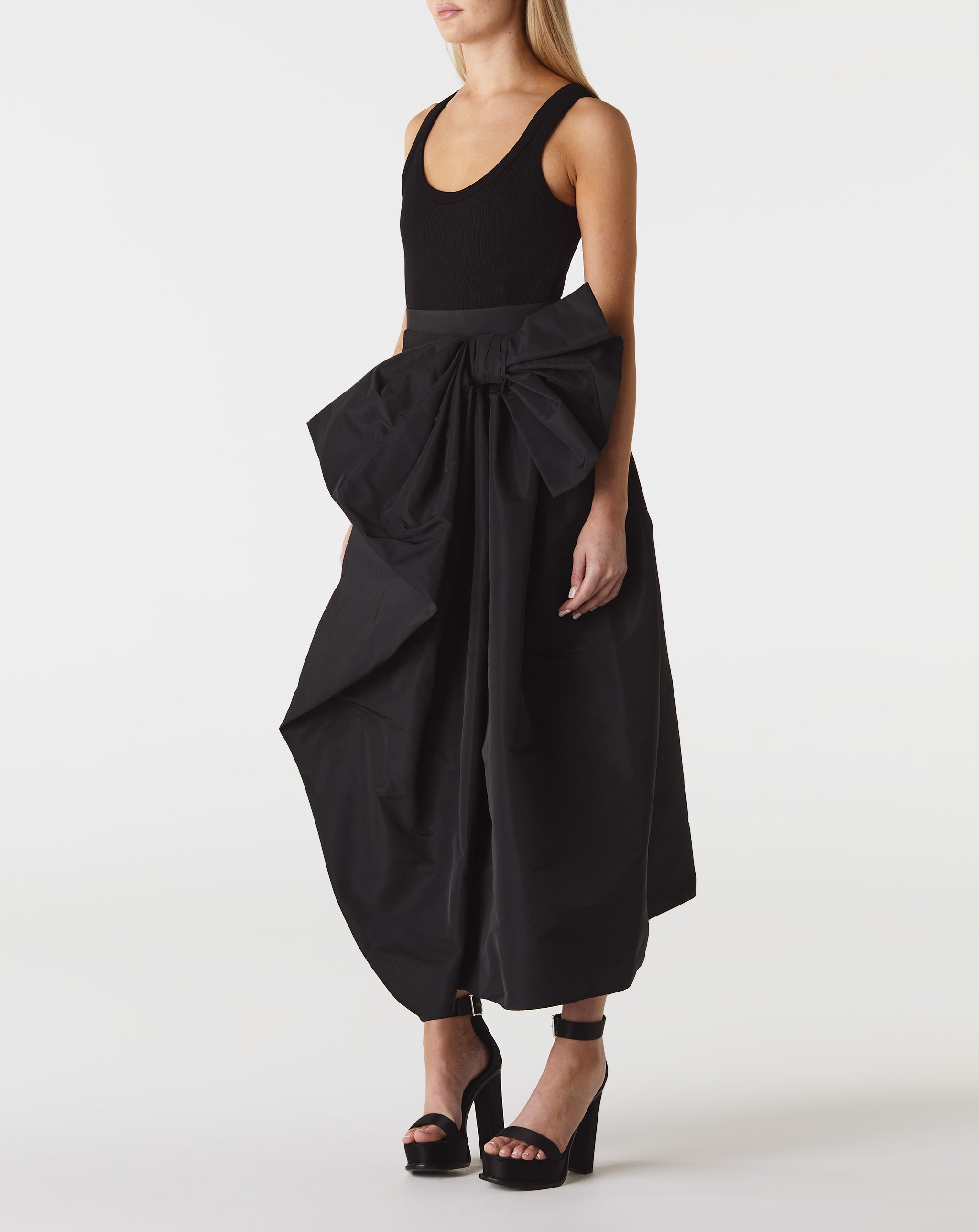 Jersey + Tafeta Bow Dress