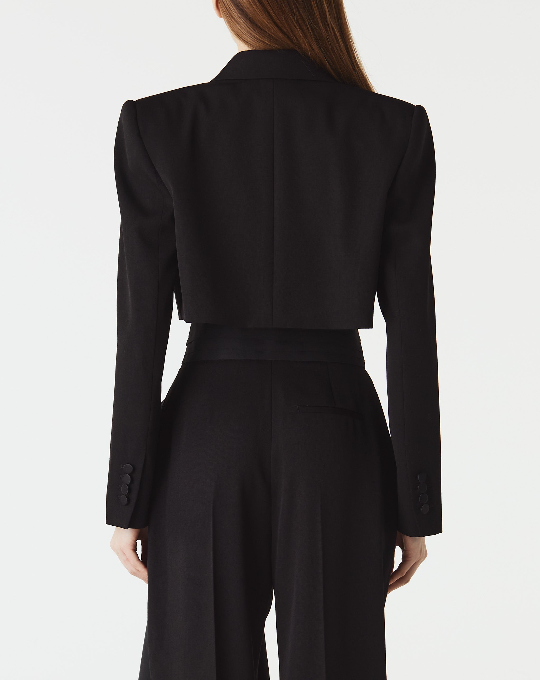 Cropped Tuxedo Jacket