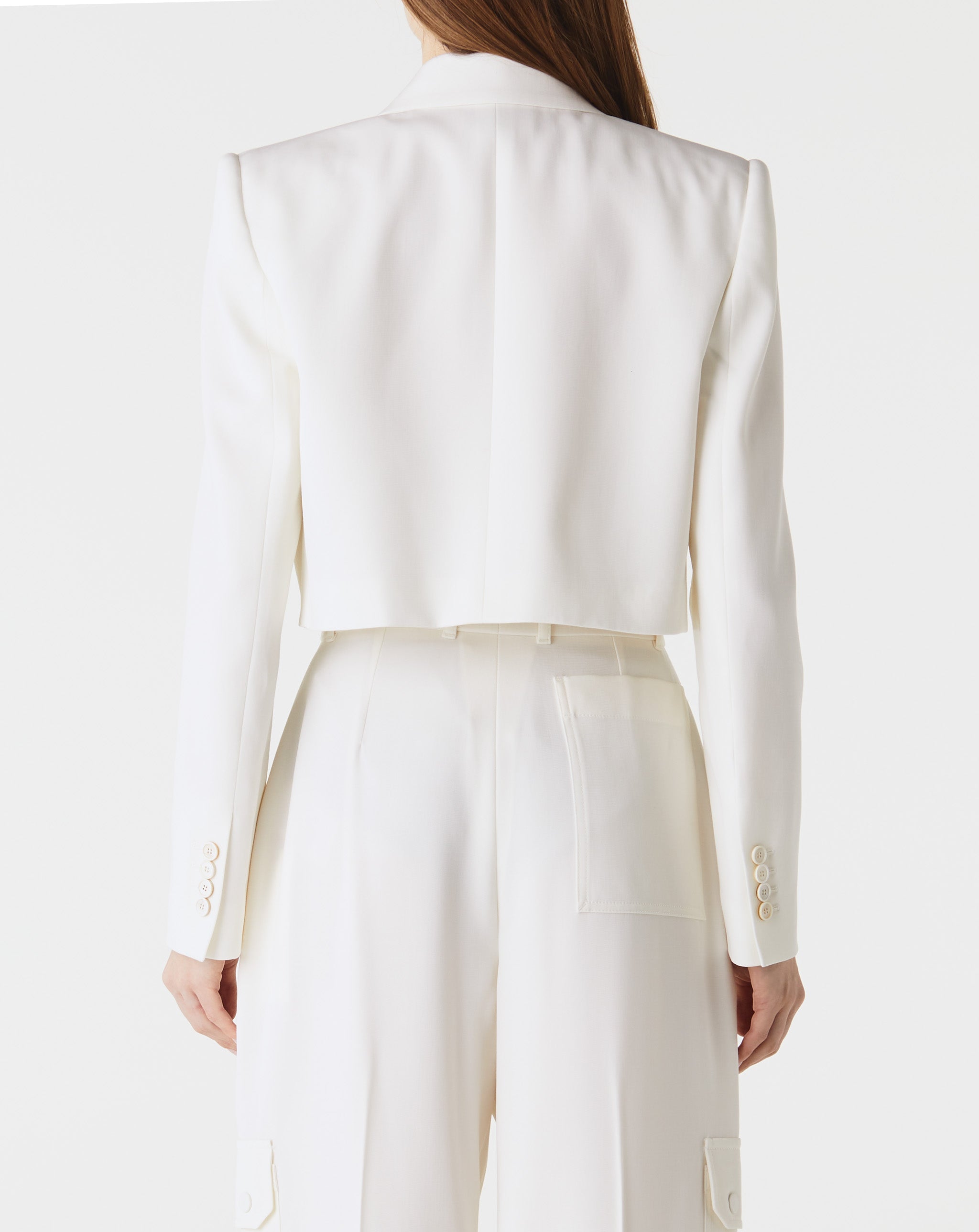 Cropped Tuxedo Jacket