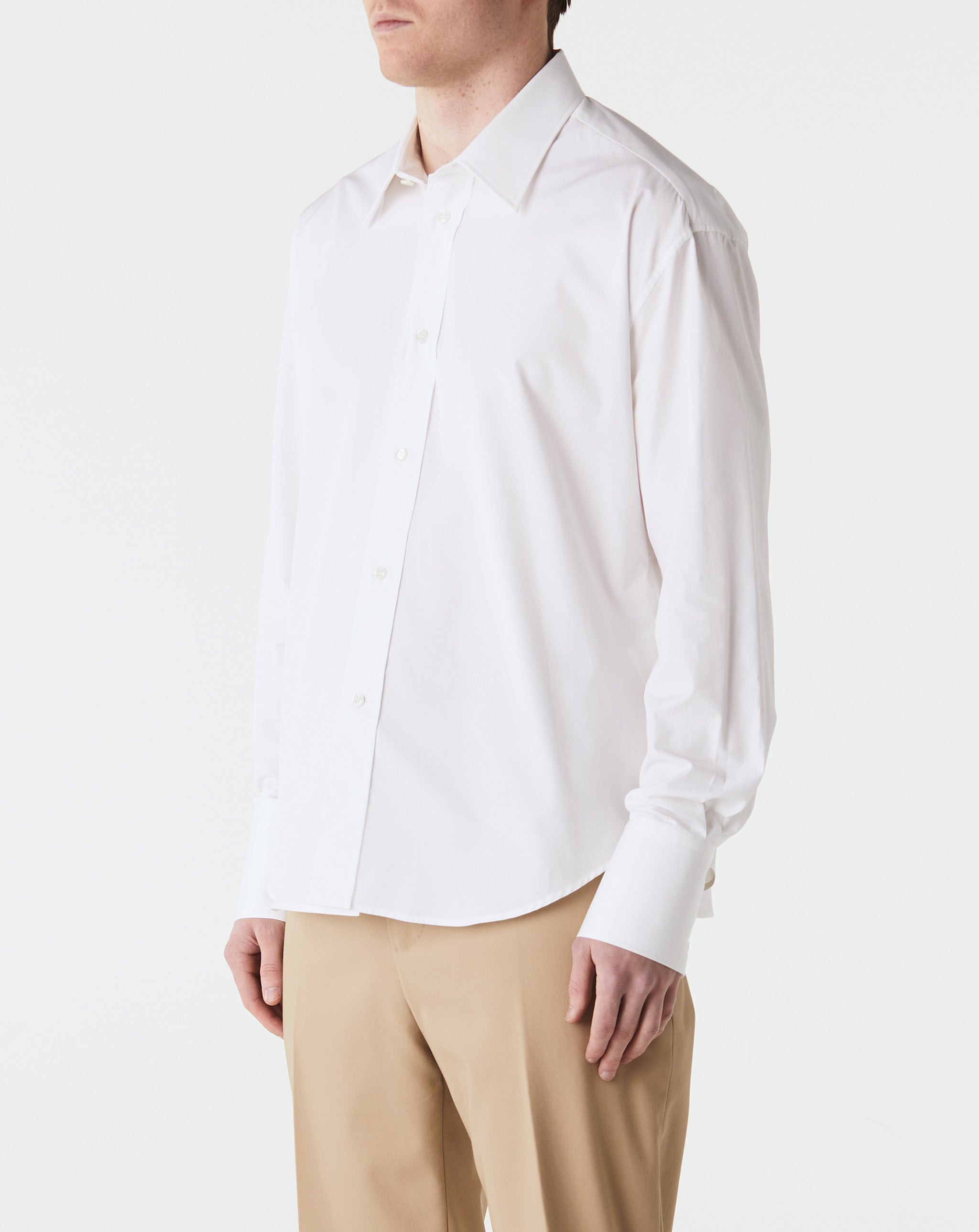 White Poplin Shirt