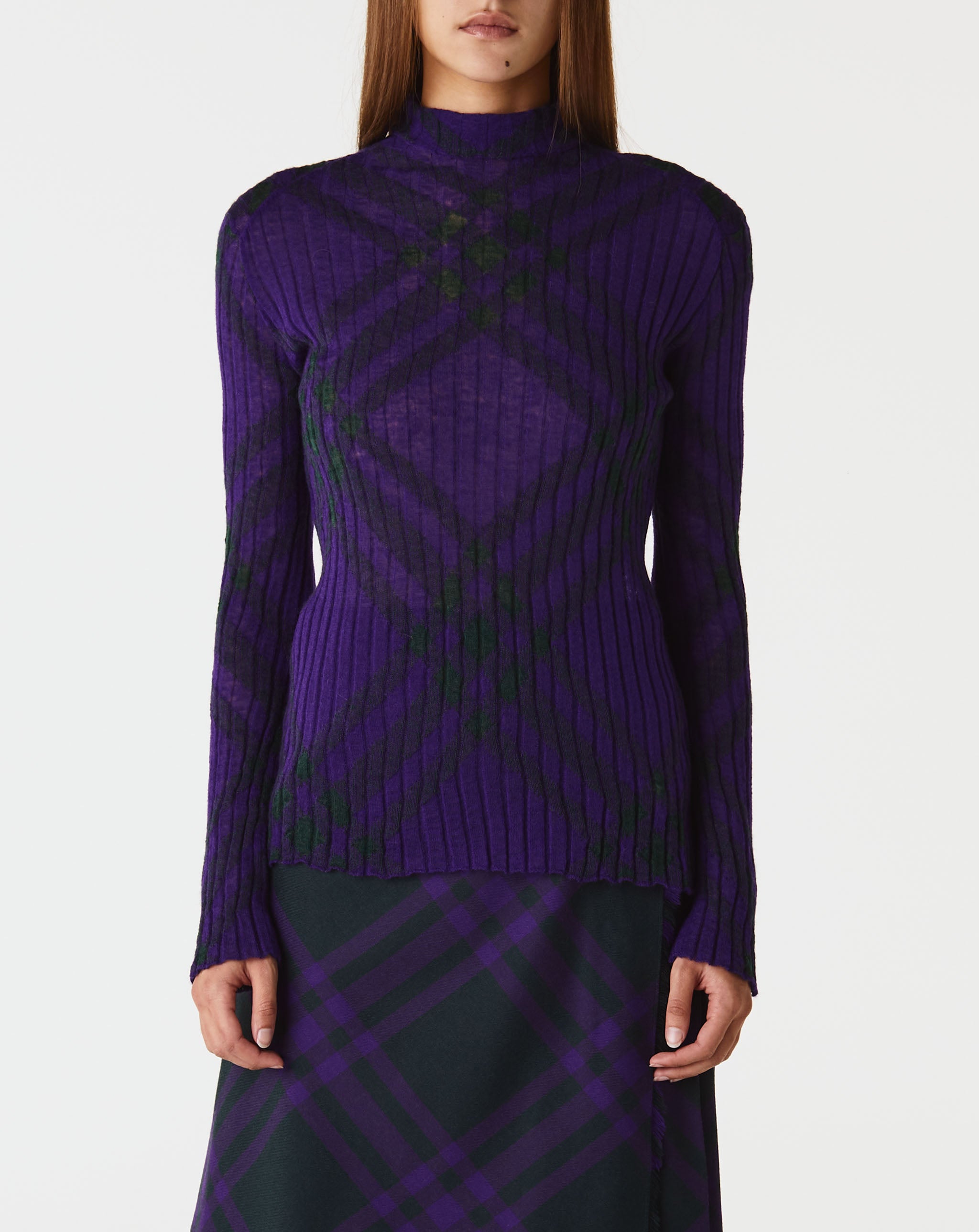 Royal Check L/S Top