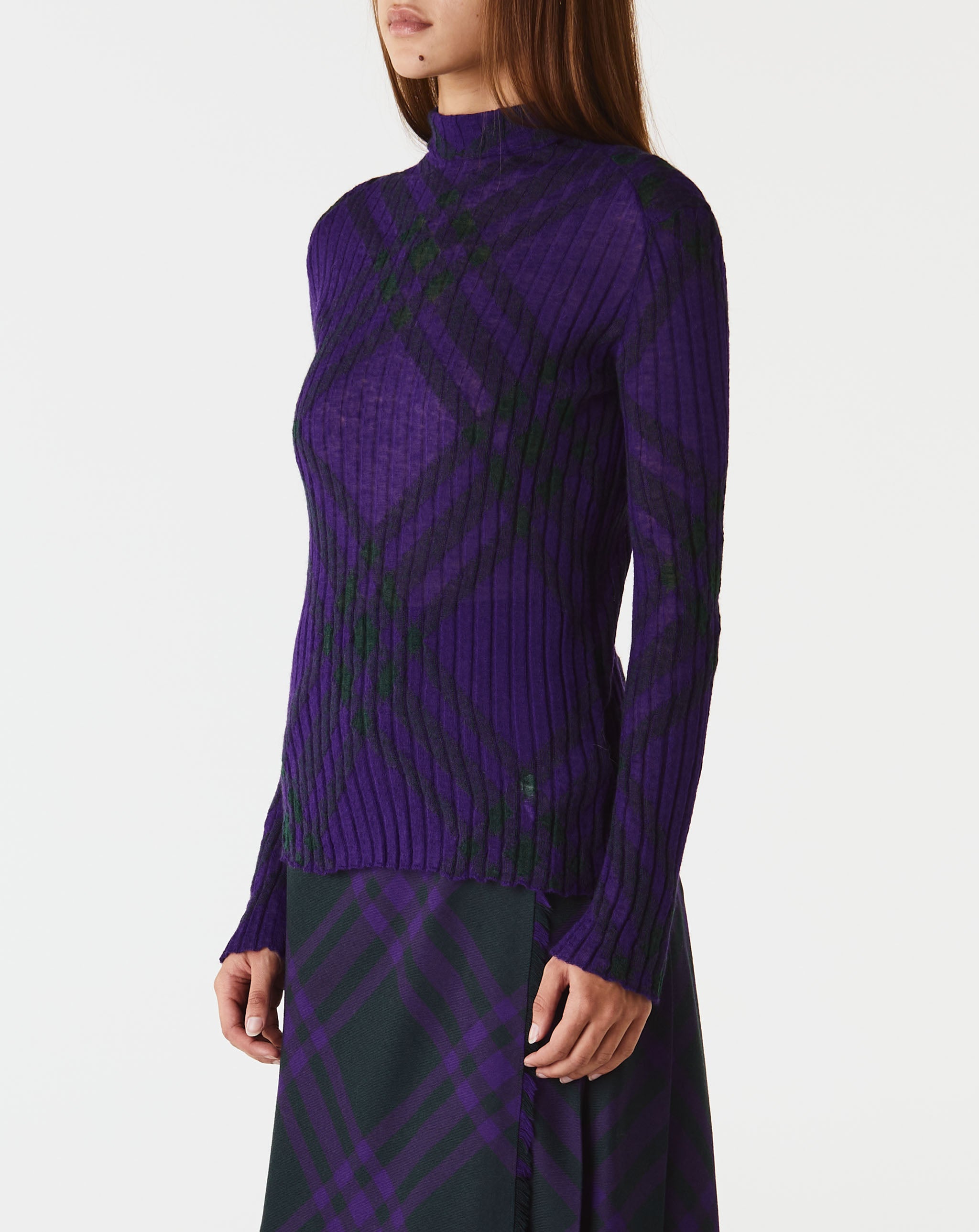 Royal Check L/S Top